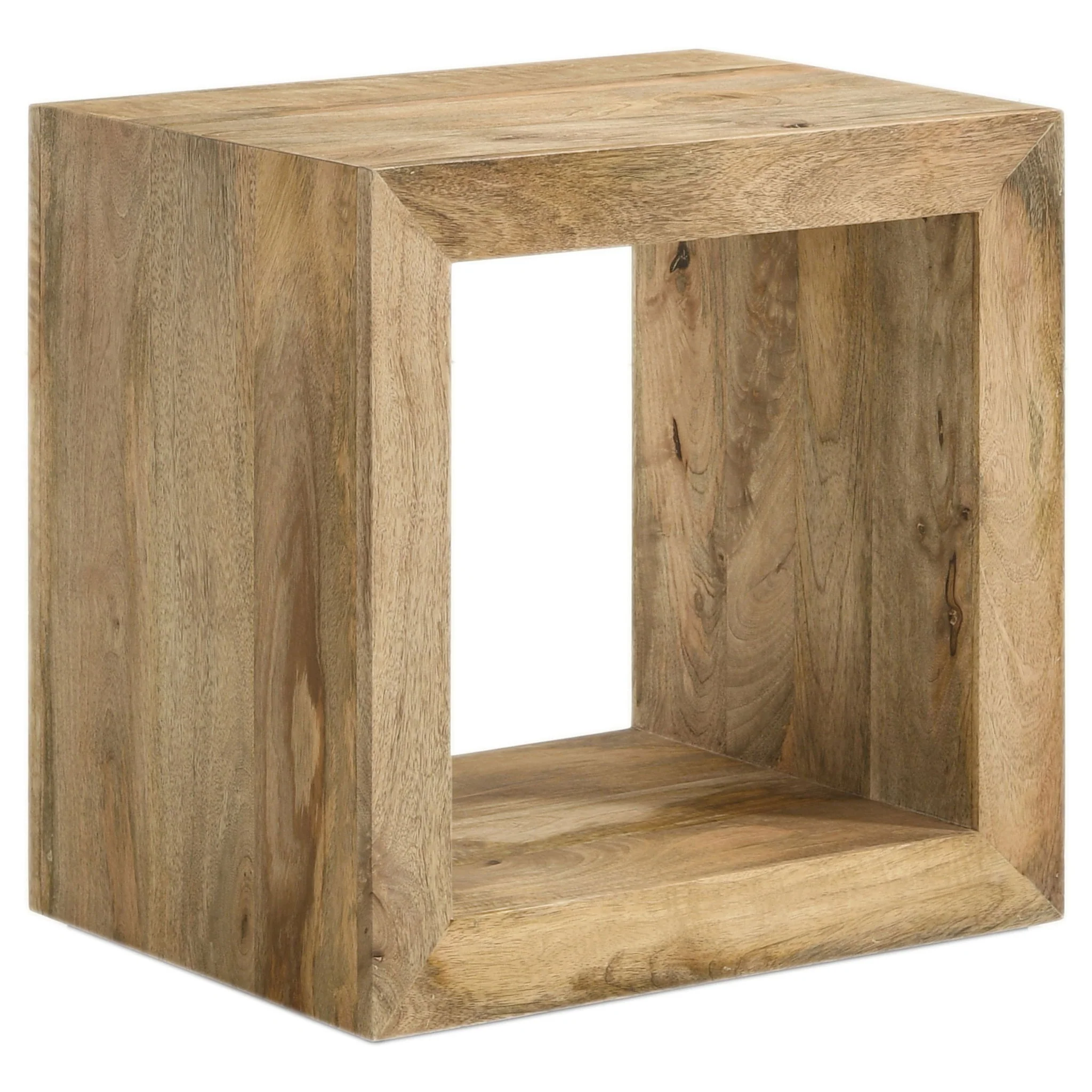 Benton 3-piece Solid Mango Coffee and End Table Set Natural - Image 3
