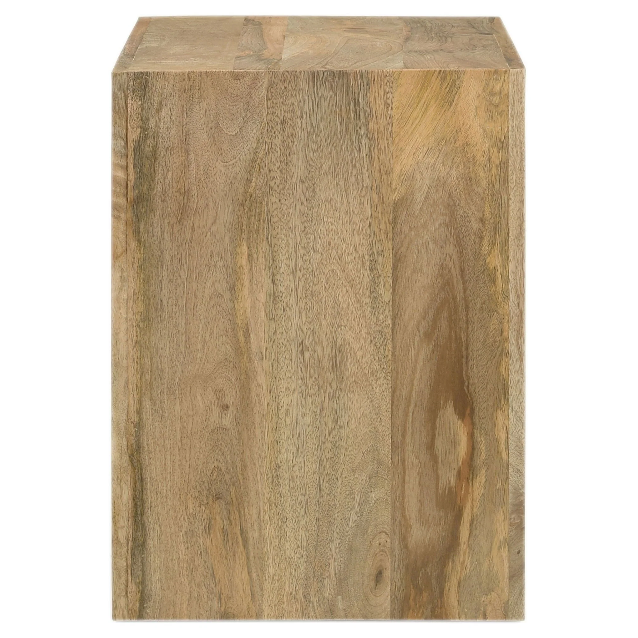 Benton Rectangular Solid Wood End Table Natural - Image 4