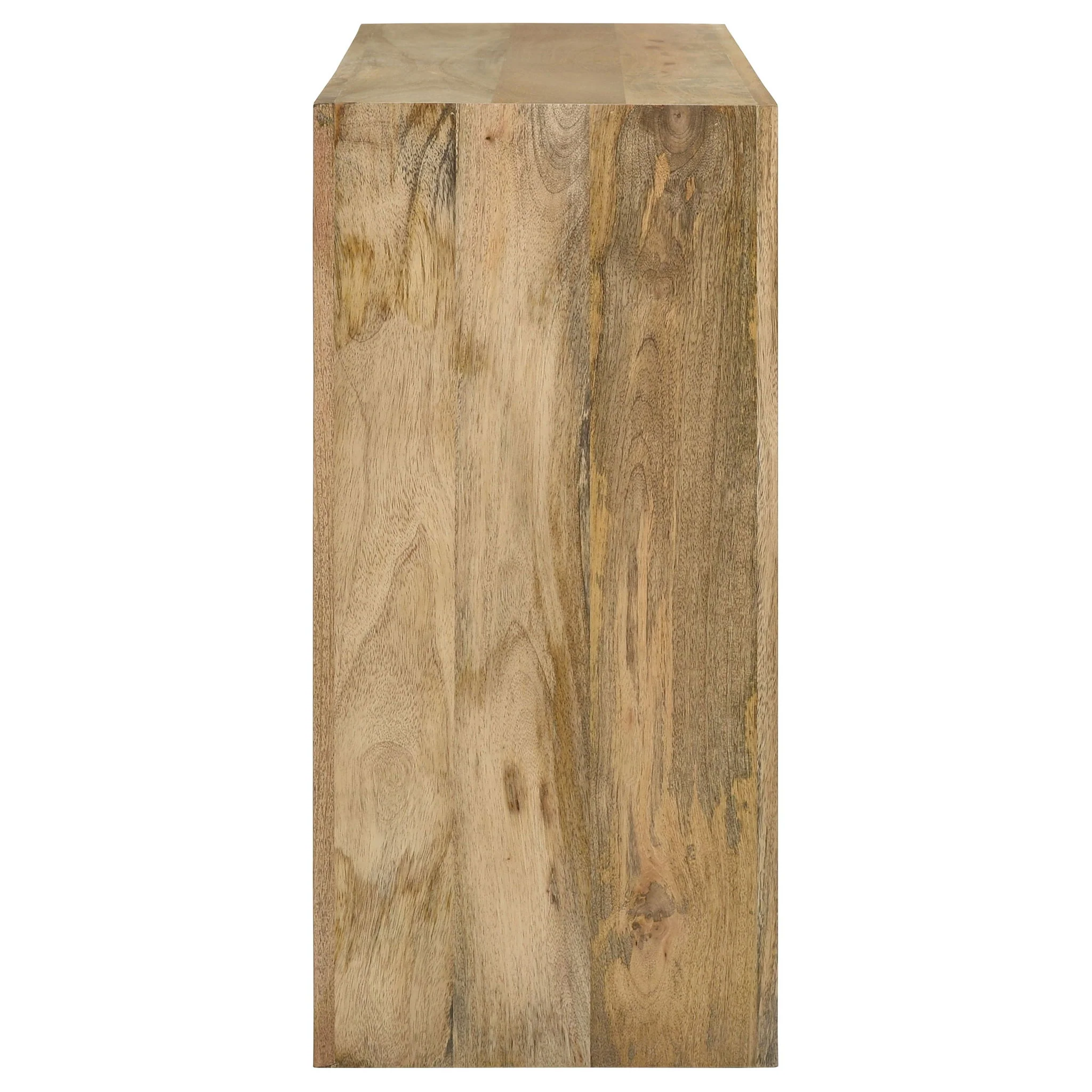 Benton Rectangular Solid Wood Sofa Console Table Natural - Image 3