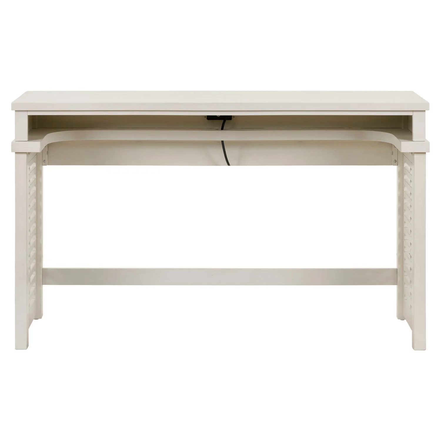 Berkley Square - Sofa Bar Console - Linen & Khaki - Image 2