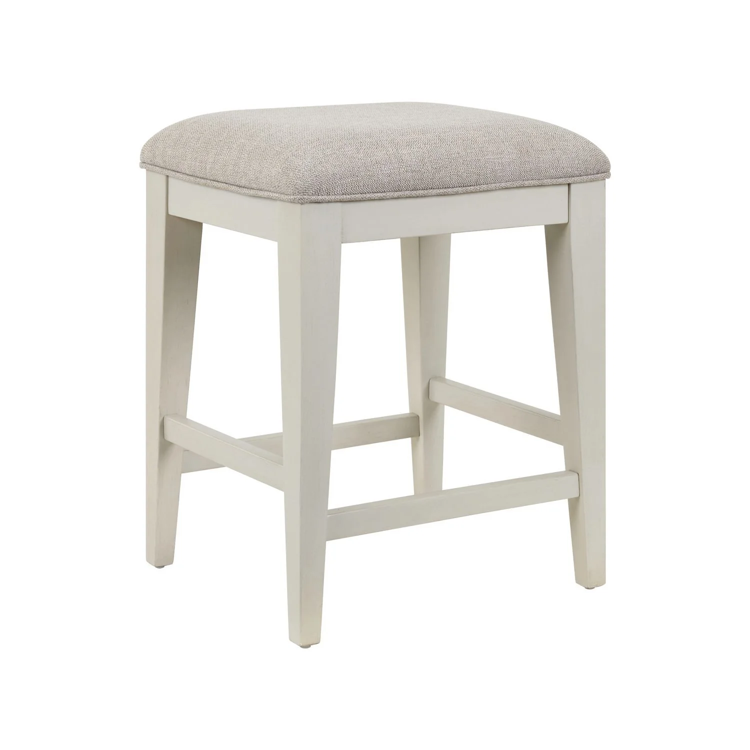 Berkley Square - Upholstered Console Stool - Linen & Khaki - Image 3