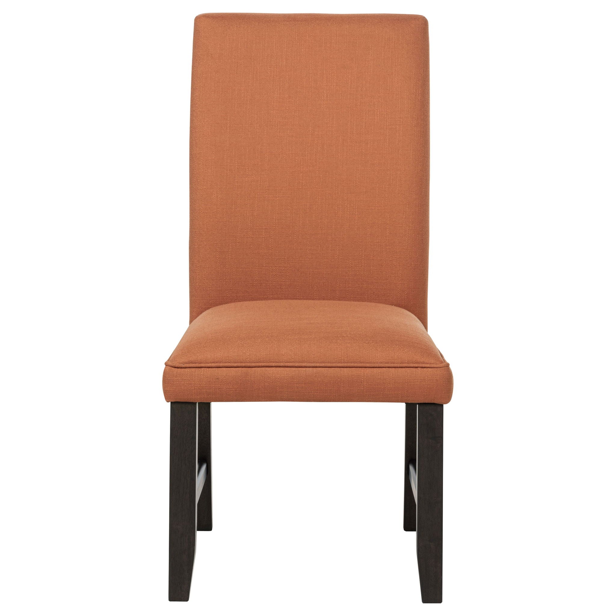 Berning Fabric Upholstered Parson Side Chair Salmon Orange (Set of 2) - Image 4