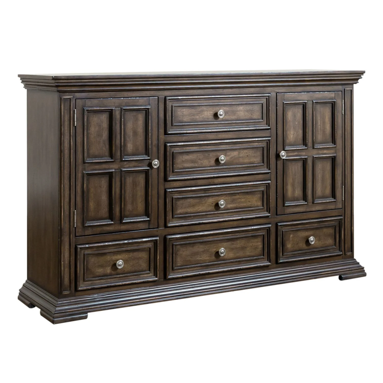 Big Valley - 2 Door 6 Drawer Dresser - Image 11