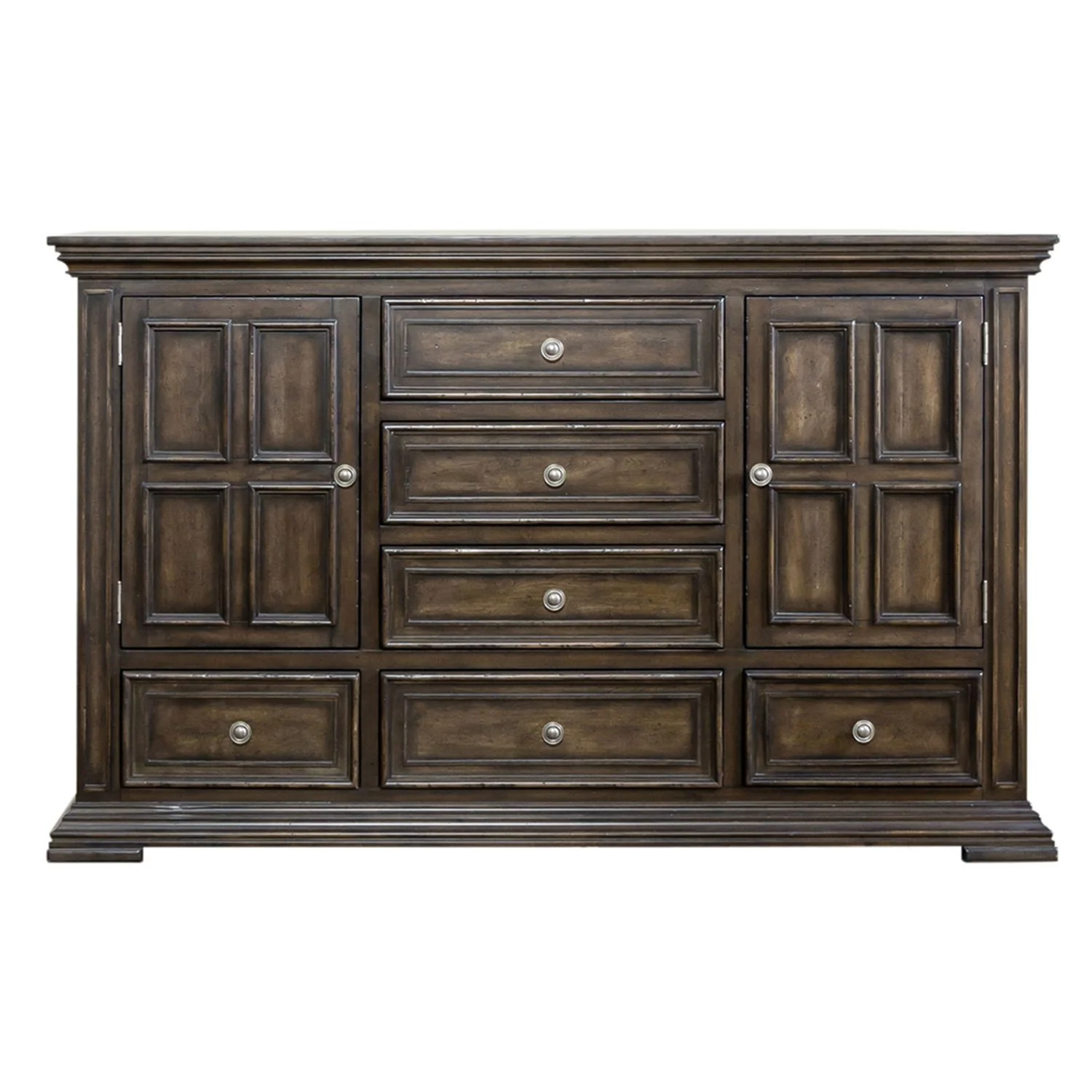Big Valley - 2 Door 6 Drawer Dresser - Image 12