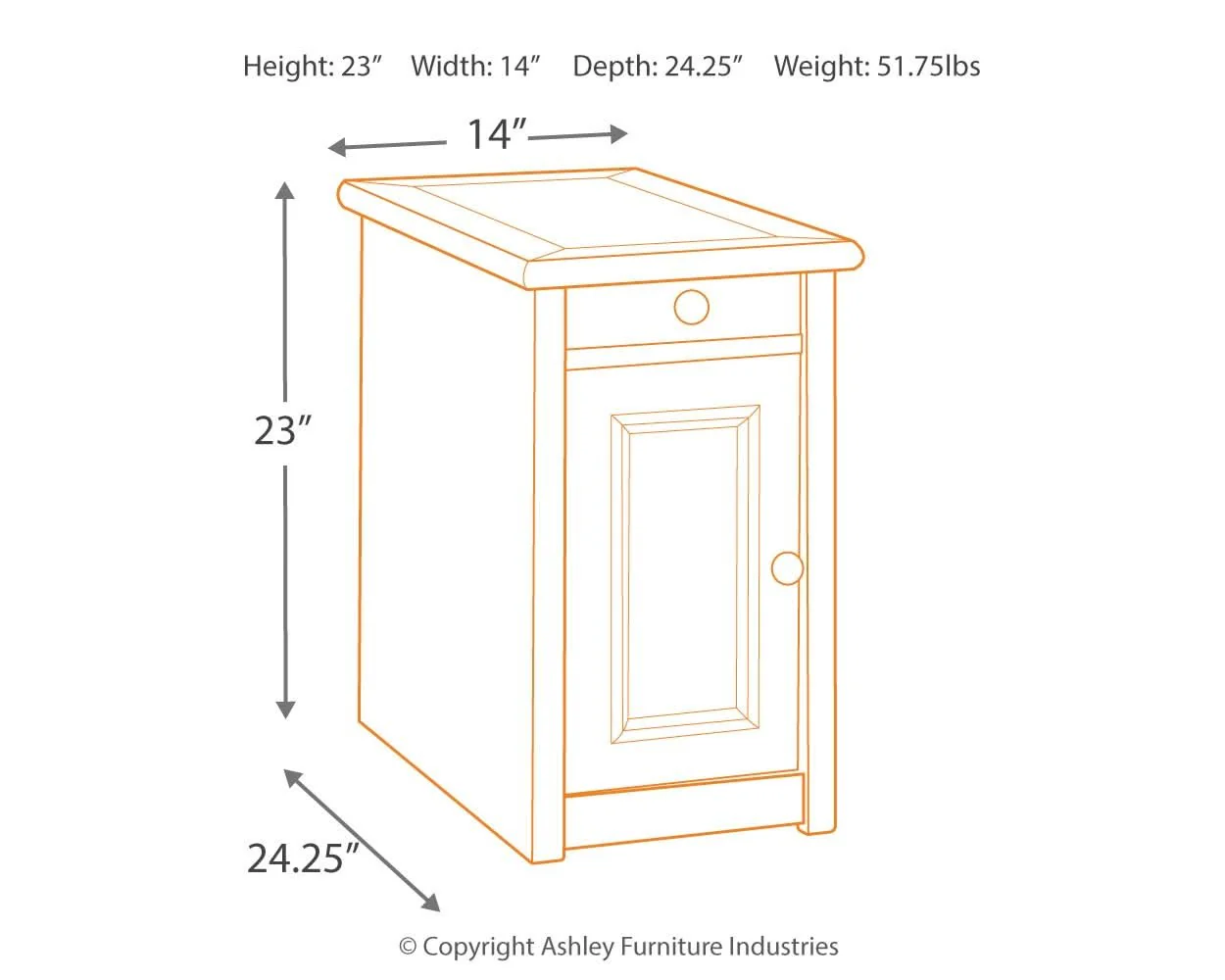 Bolanburg - Chair Side End Table - Image 3