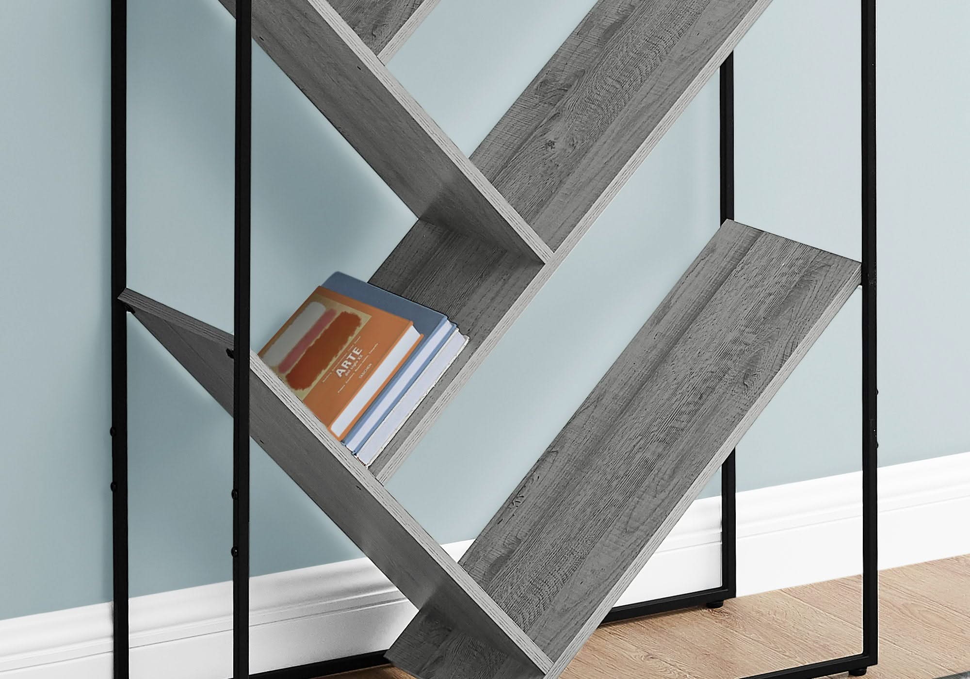 Bookshelf, Bookcase, Etagere, 3 Tier, Office, Contemporary & Modern - Image 10