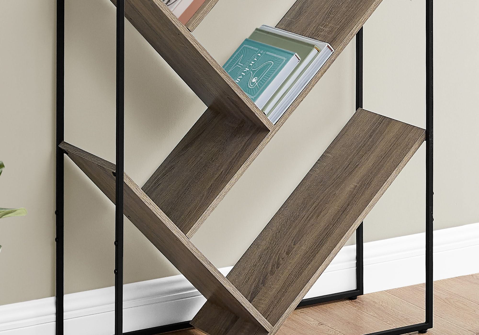 Bookshelf, Bookcase, Etagere, 3 Tier, Office, Contemporary & Modern - Image 4