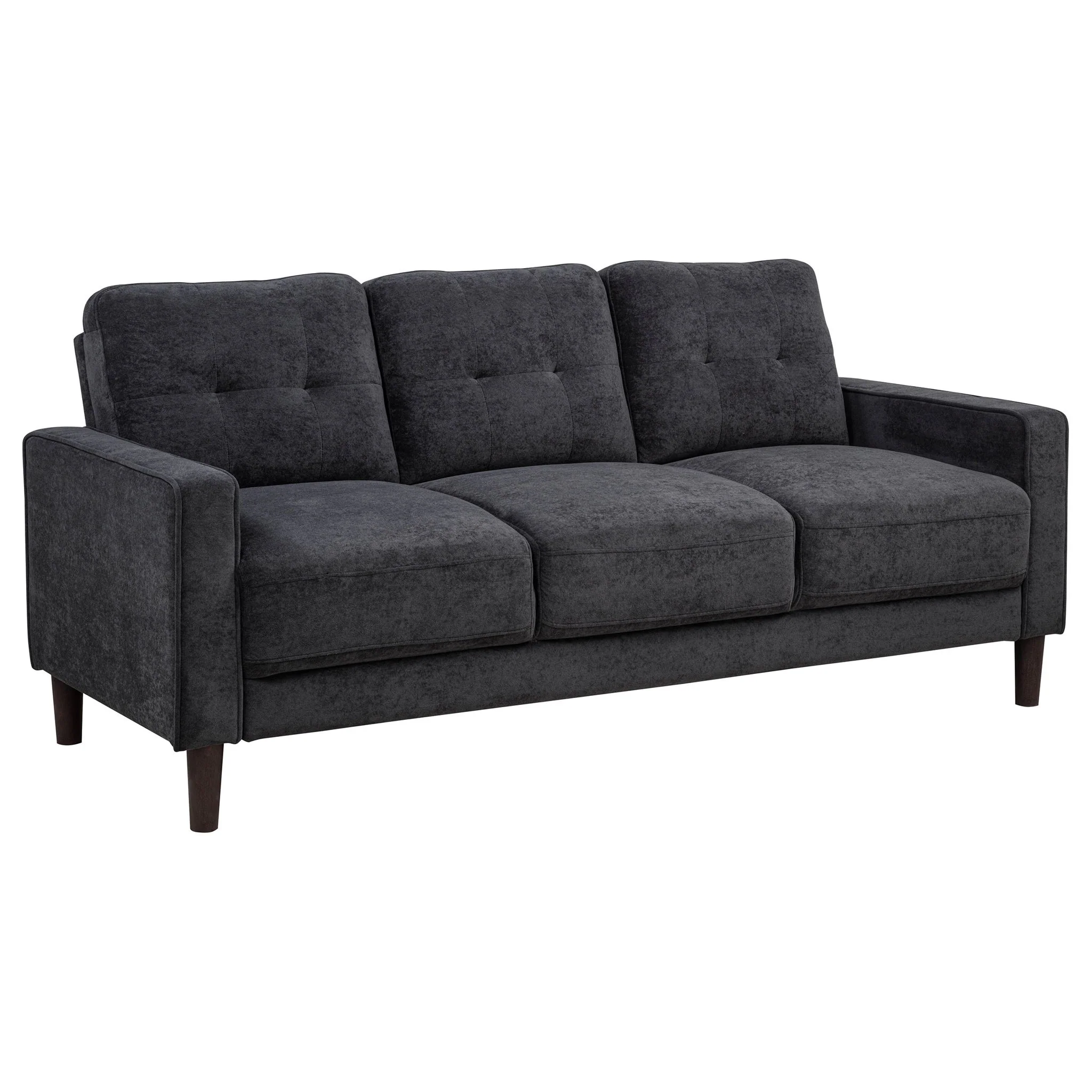 Bowen II 3-piece Upholstered Track Arm Sofa Set Steel Grey - Image 2