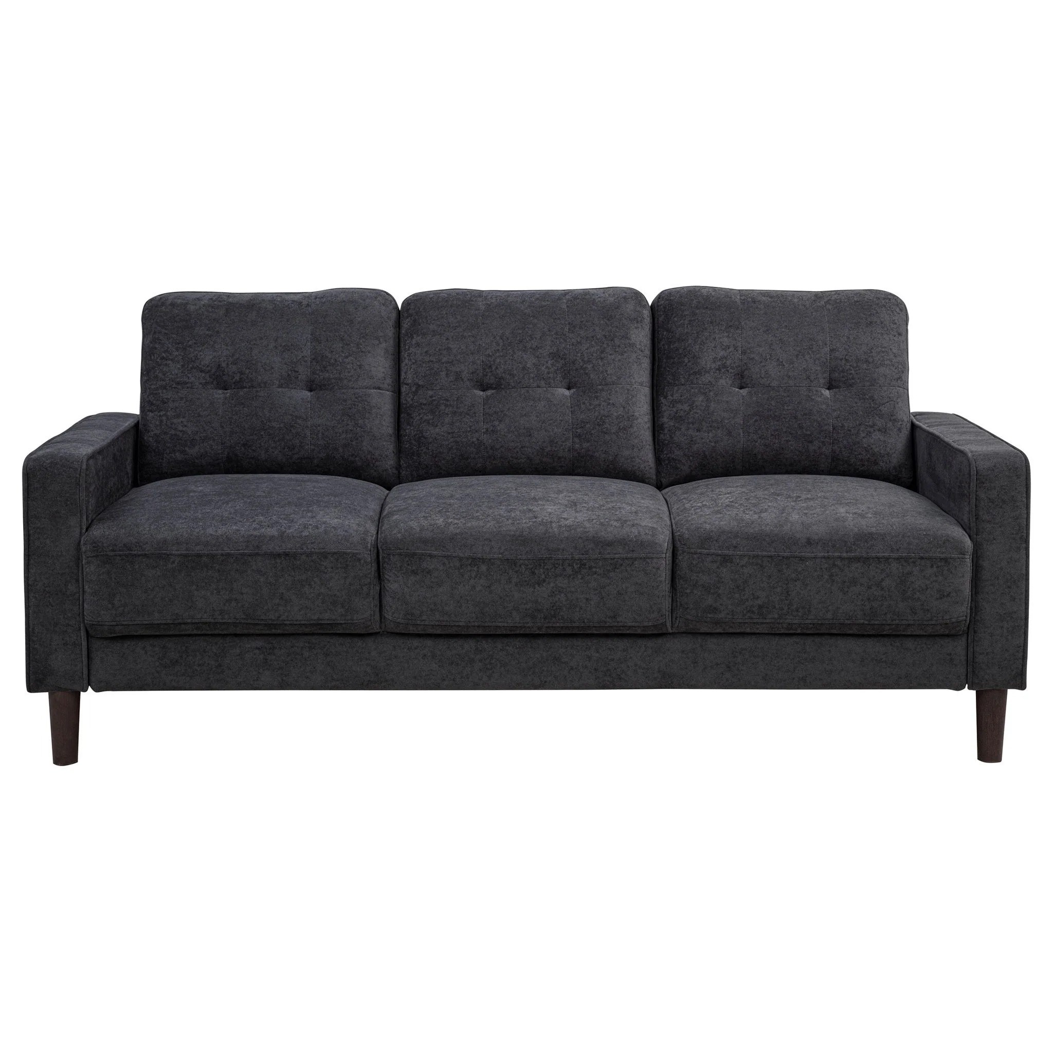 Bowen II 3-piece Upholstered Track Arm Sofa Set Steel Grey - Image 4