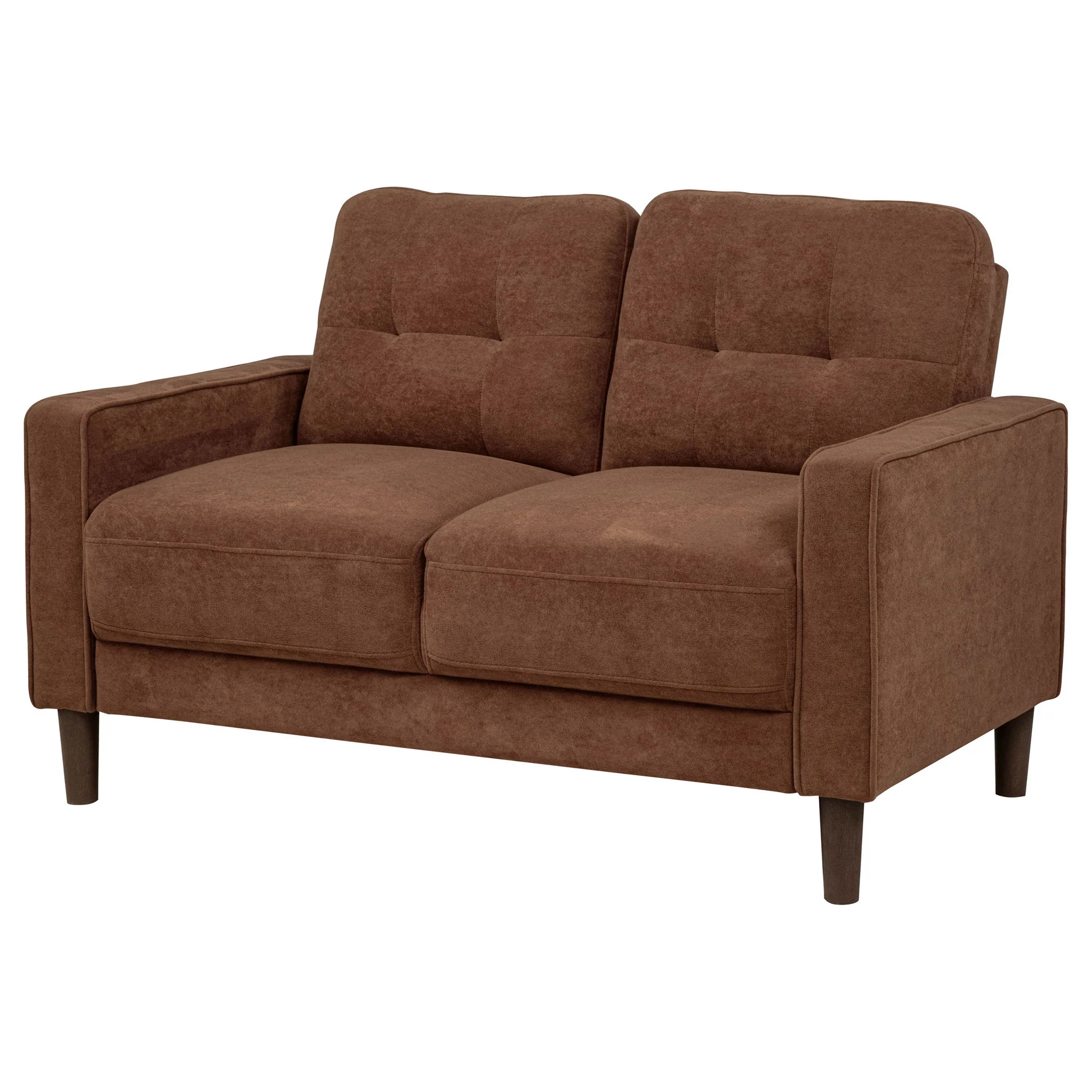 Bowen II Fabric Upholstered Track Arm Loveseat Rust - Image 2