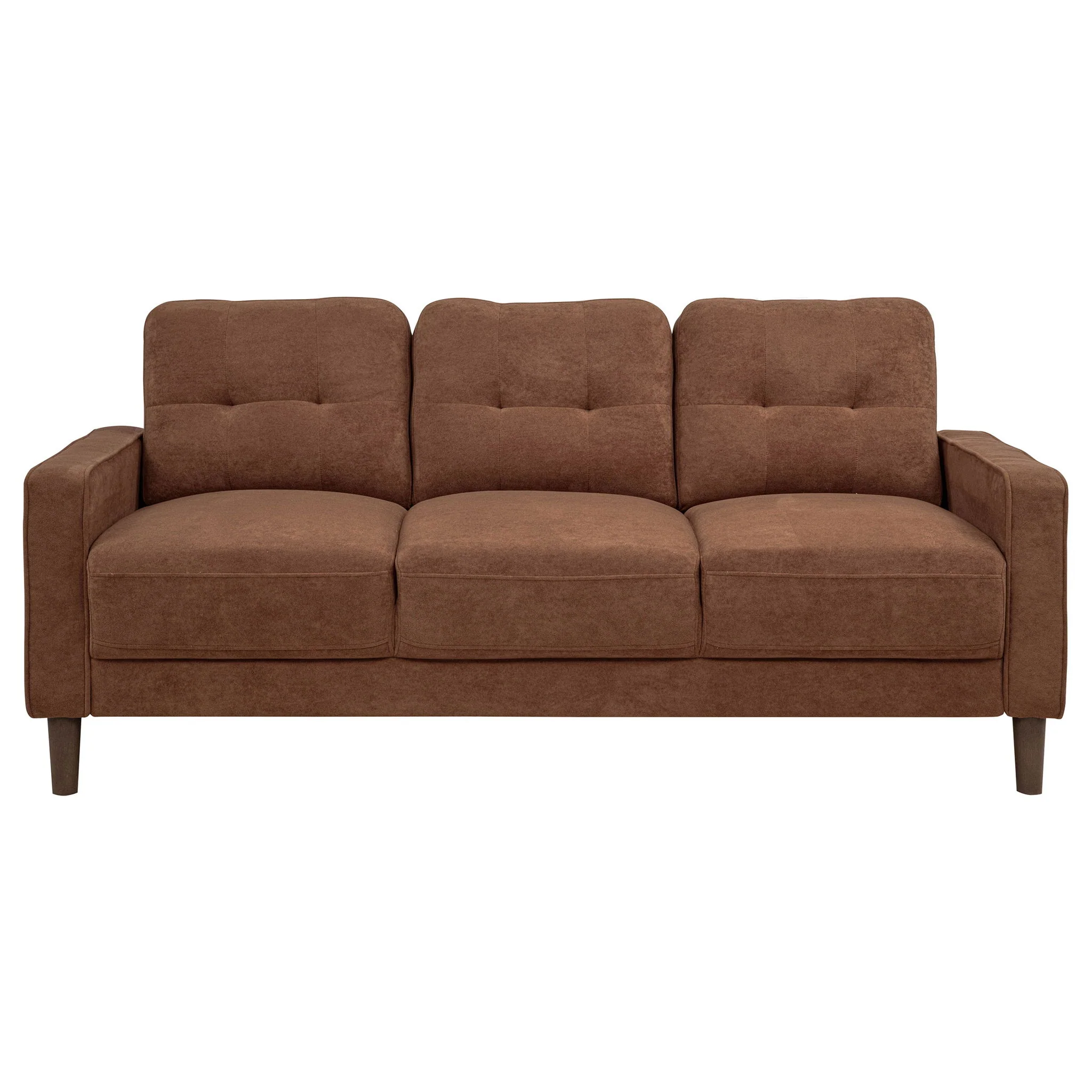 Bowen II Fabric Upholstered Track Arm Sofa Rust - Image 3