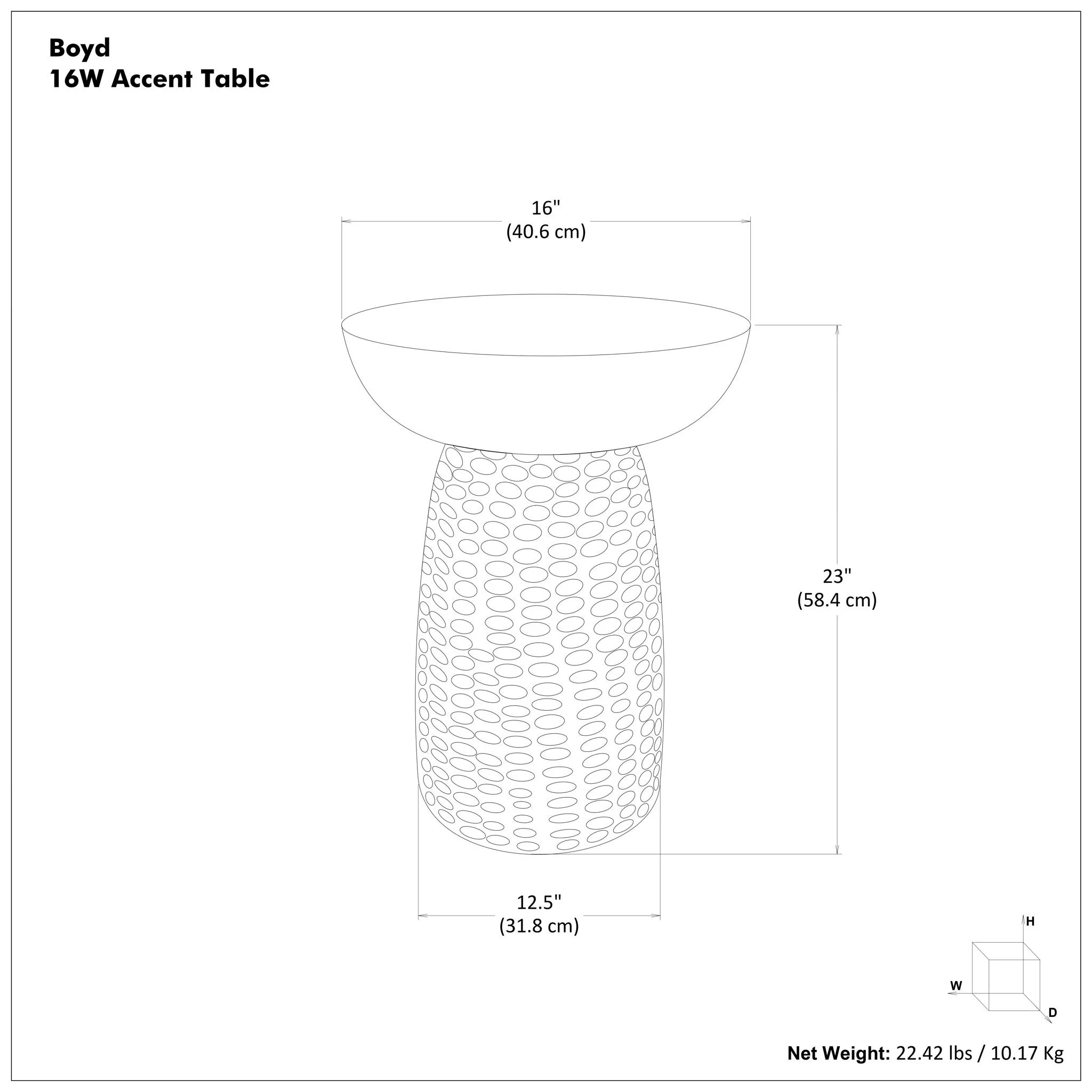 Boyd - Handcrafted Accent Table - Image 19