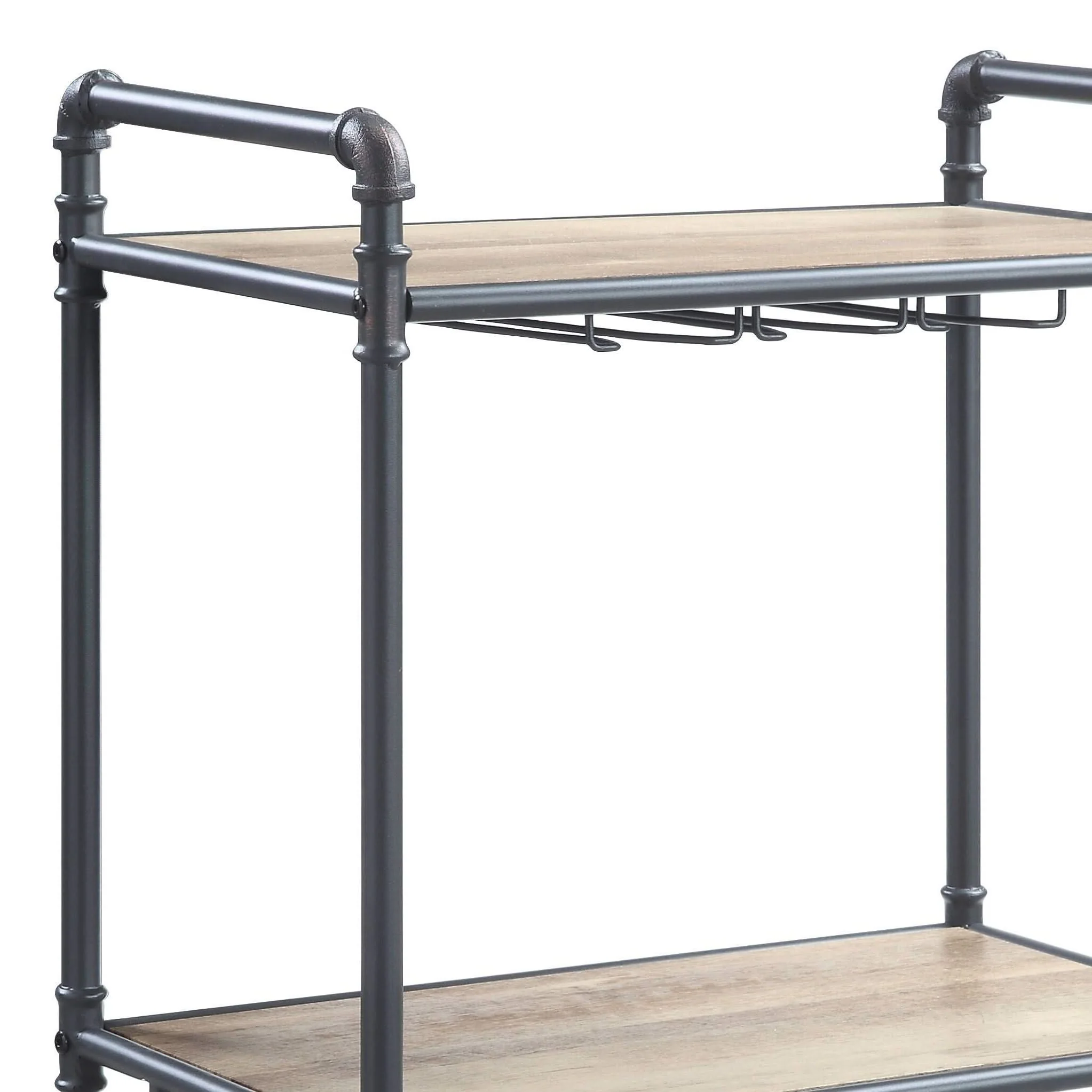 Brantley - Wine Rack - Gray / Oak - Image 2