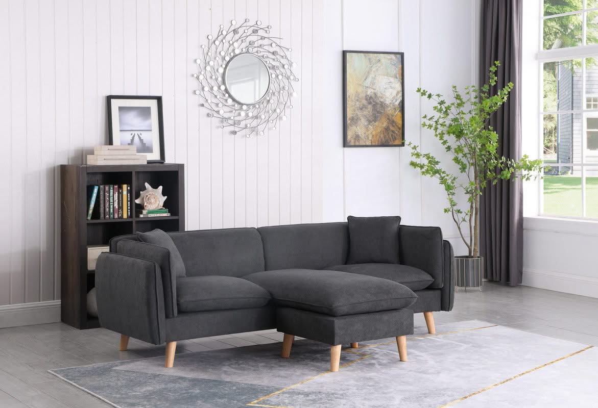 Brayden - Fabric Sectional Sofa Chaise - Image 4