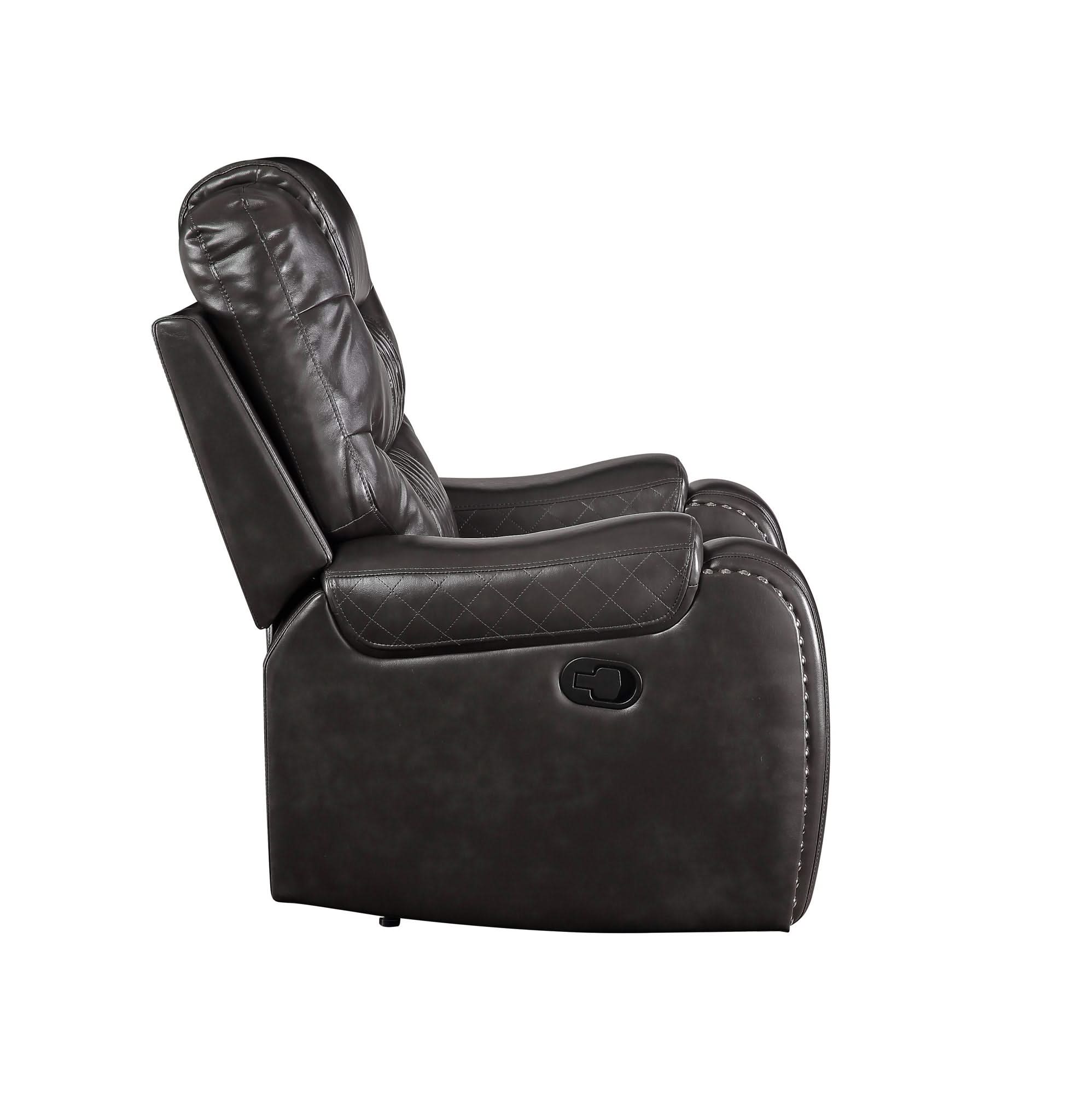 Braylon - Recliner Loveseat With Cupholder Console - Brown - Image 4