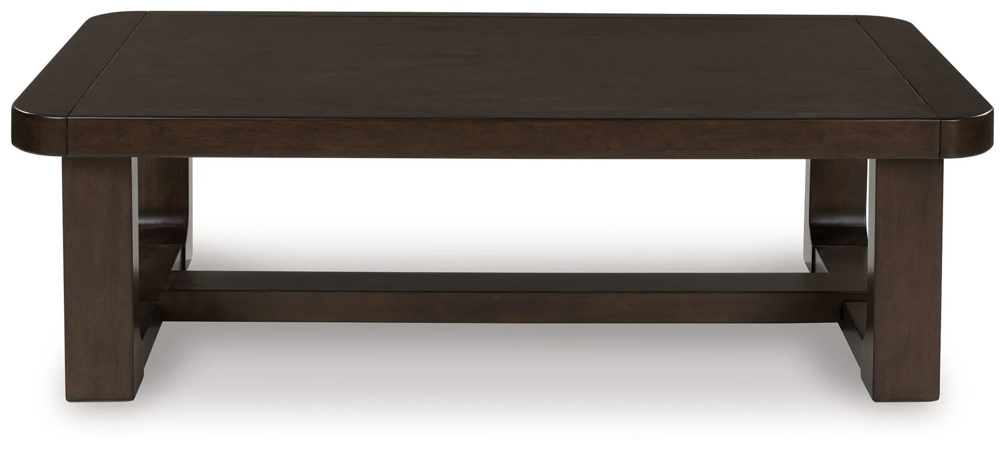 Breckington - Rectangular Cocktail Table - Dark Brown - Image 4