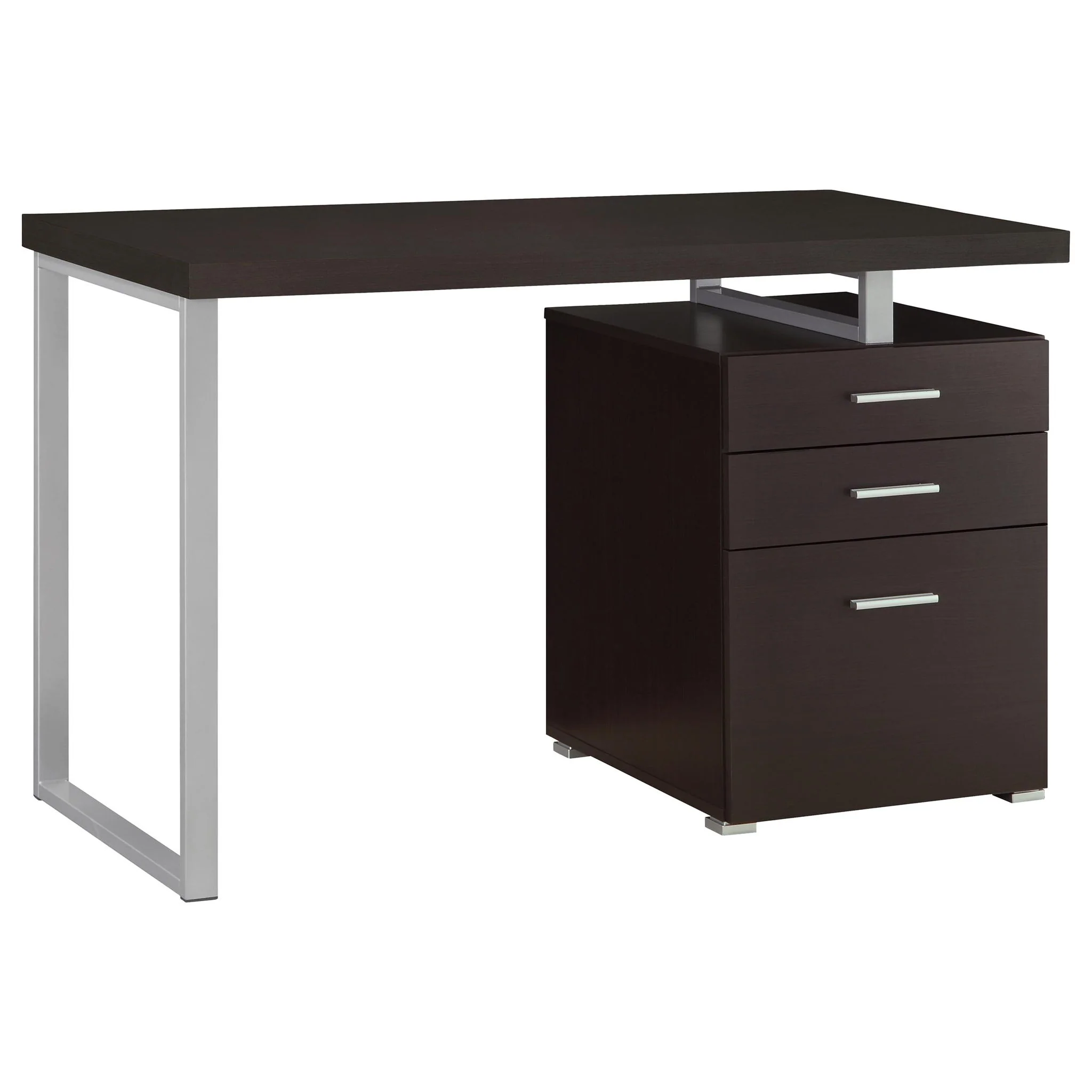 Brennan 47-inch 3-drawer Office Computer Desk Cappuccino - Image 4