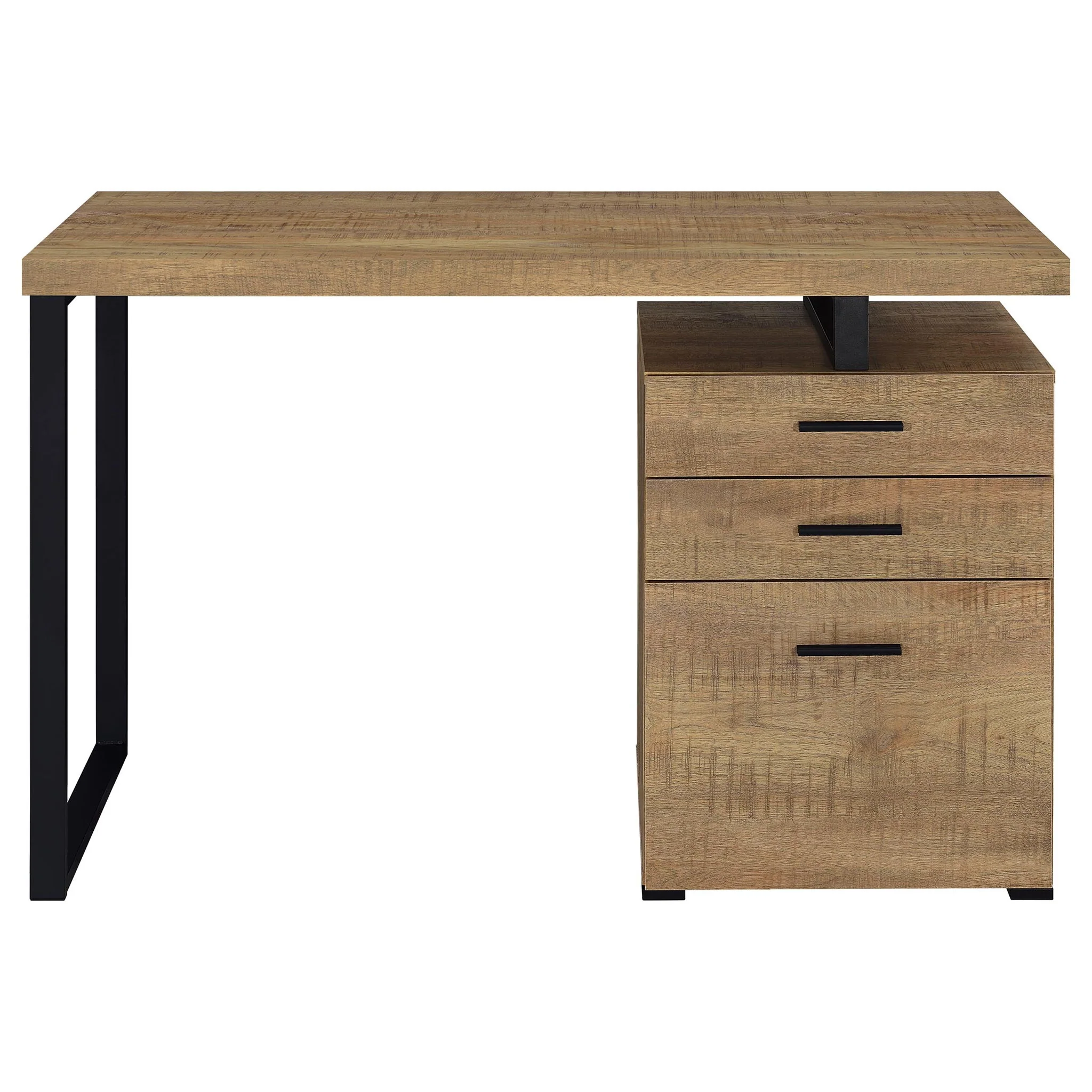 Brennan 47-inch 3-drawer Office Computer Desk Mango - Image 3