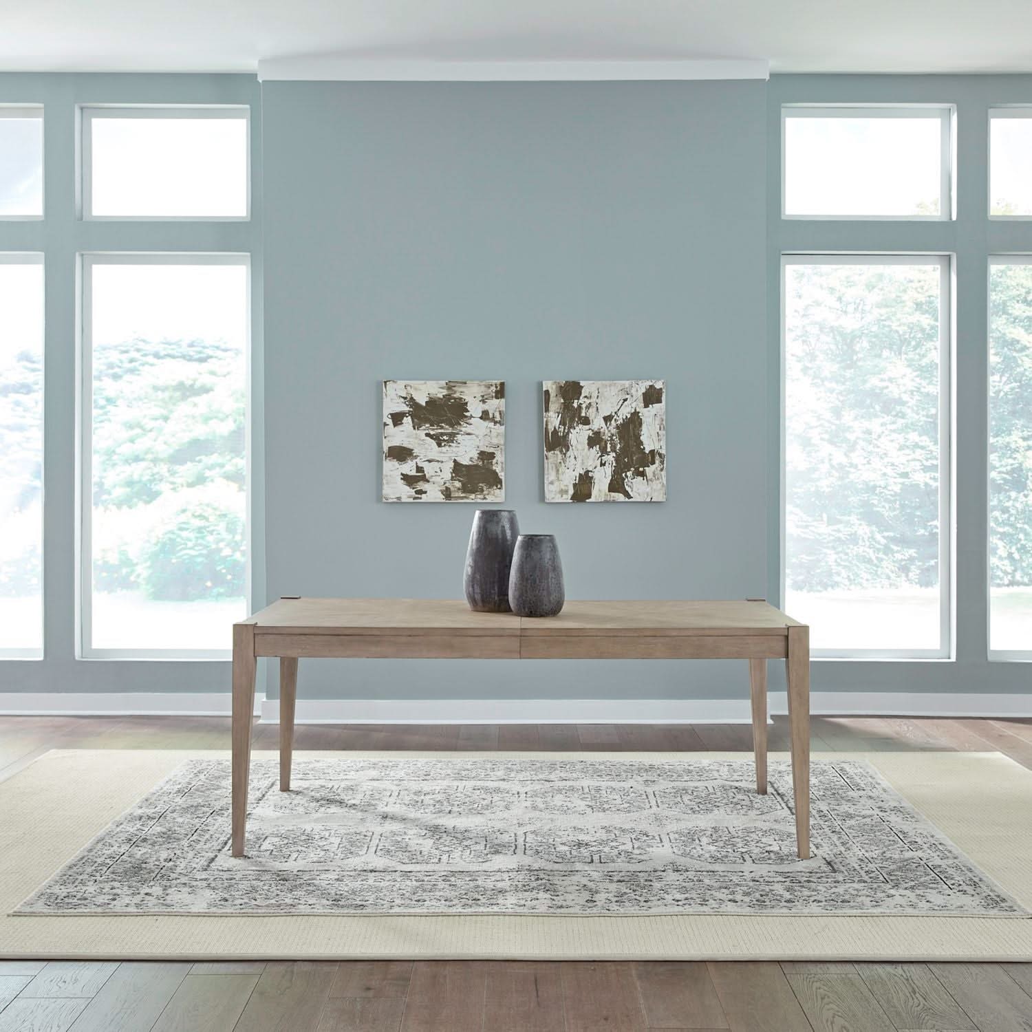 Brentwood - Rectangular Leg Table - Sandstone - Image 2