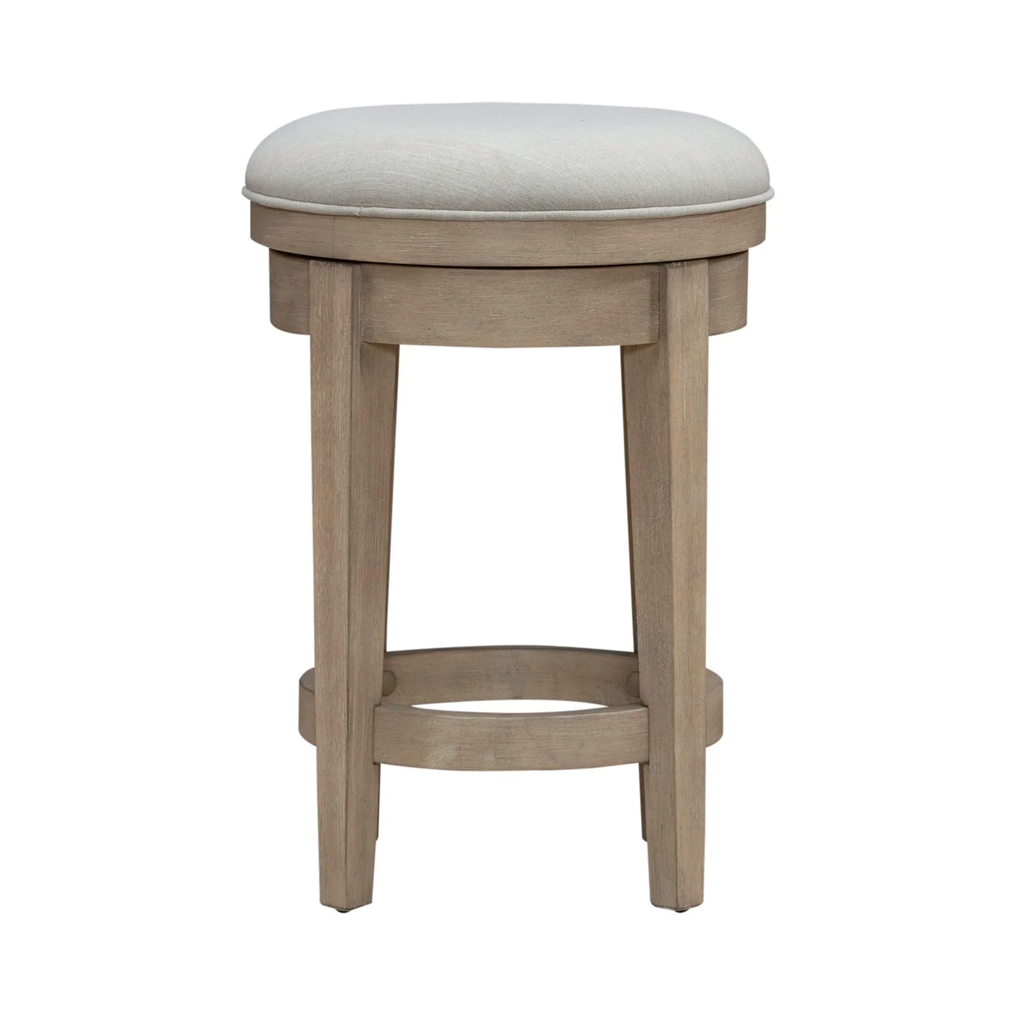 Brentwood - Upholstered Swivel Console Stool - Sandstone - Image 4