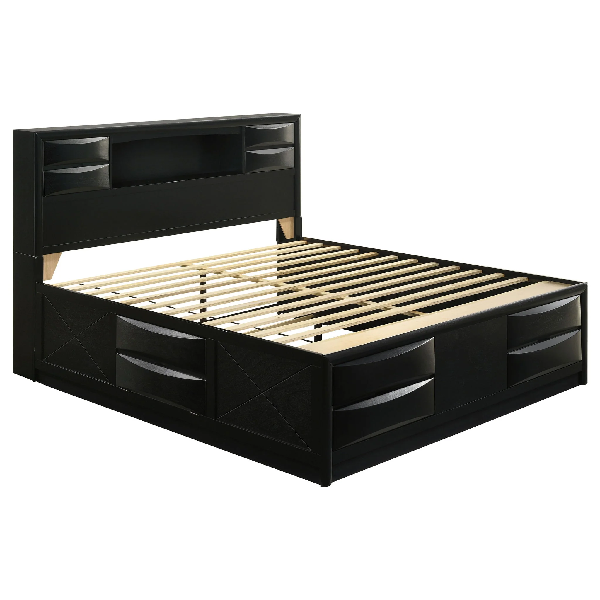 Briana 4-piece Eastern King Bedroom Set Black - Image 4