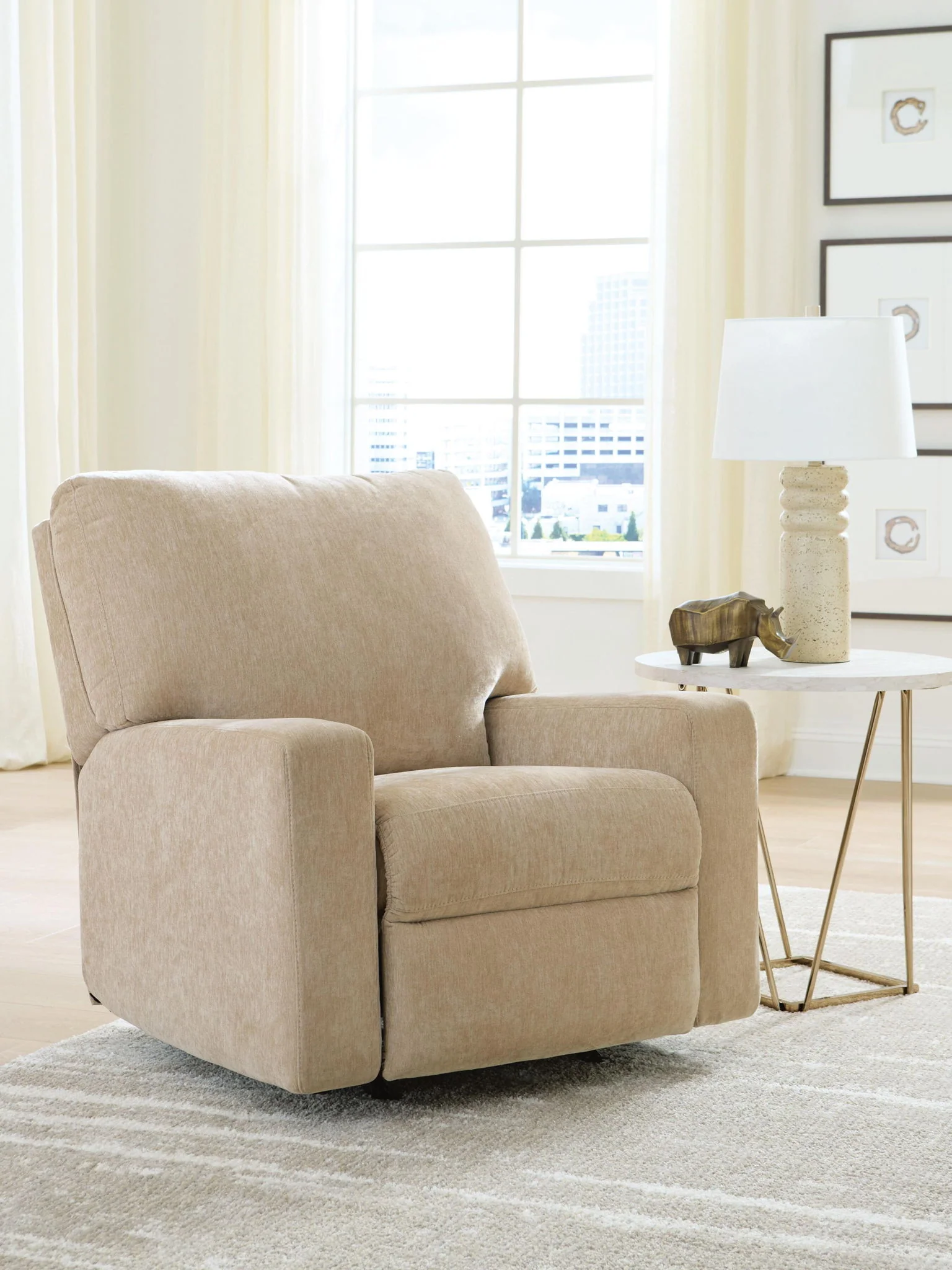 Bridgepoint - Rocker Recliner - Almond - Image 4