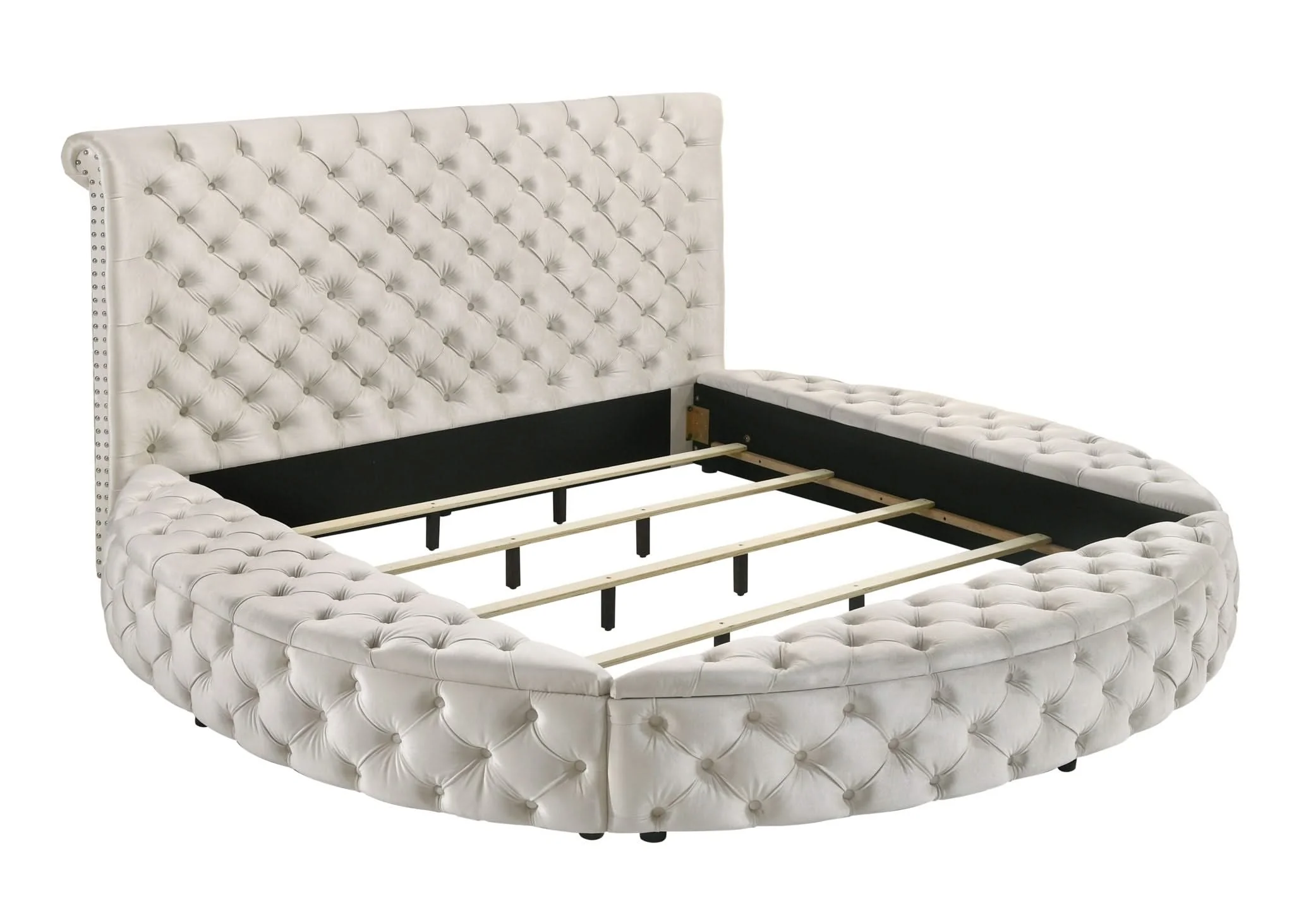 Brigitte - Queen Storage Bed - Ivory - Image 4