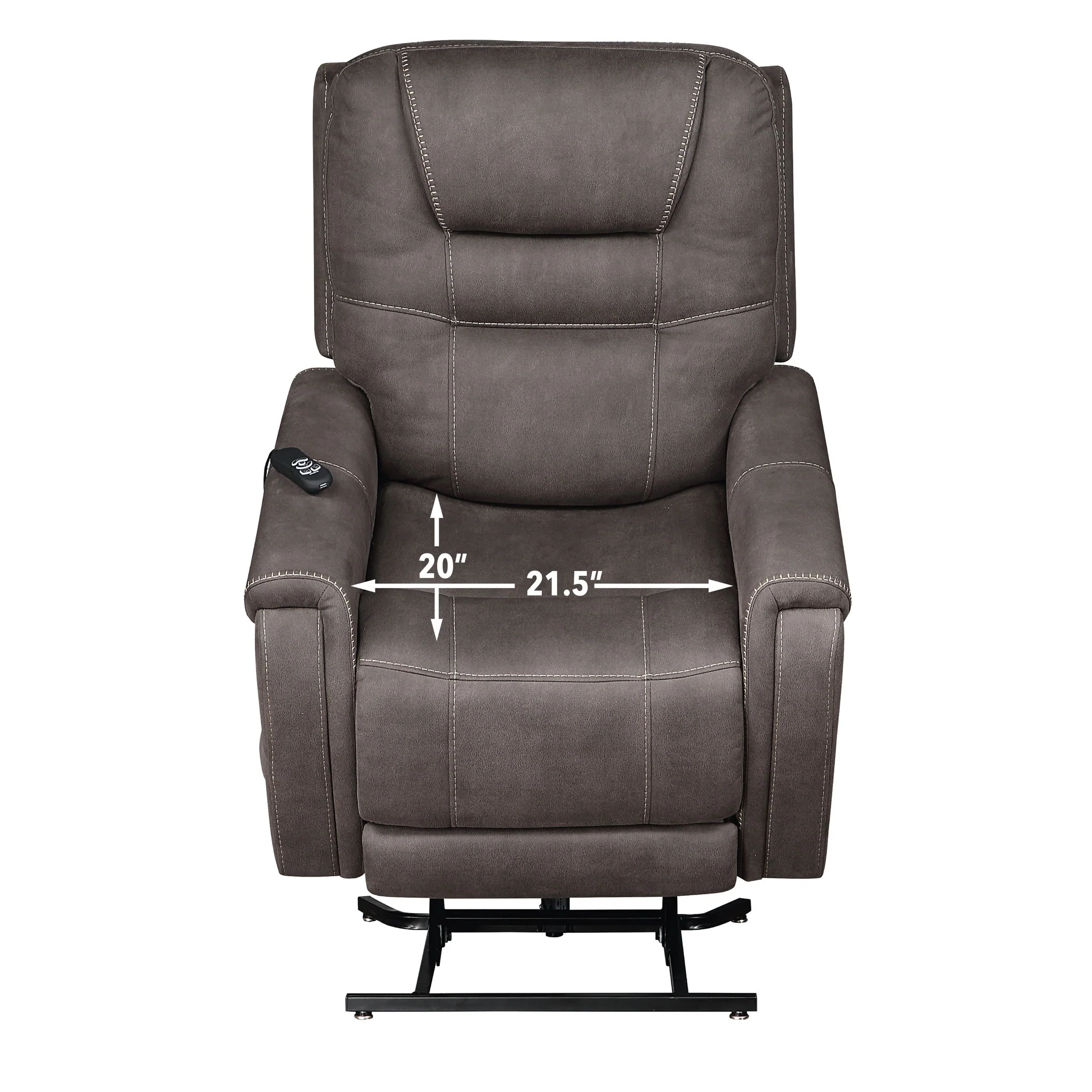 Brisbane - Power Lift Chair - Dark Gray - Image 2
