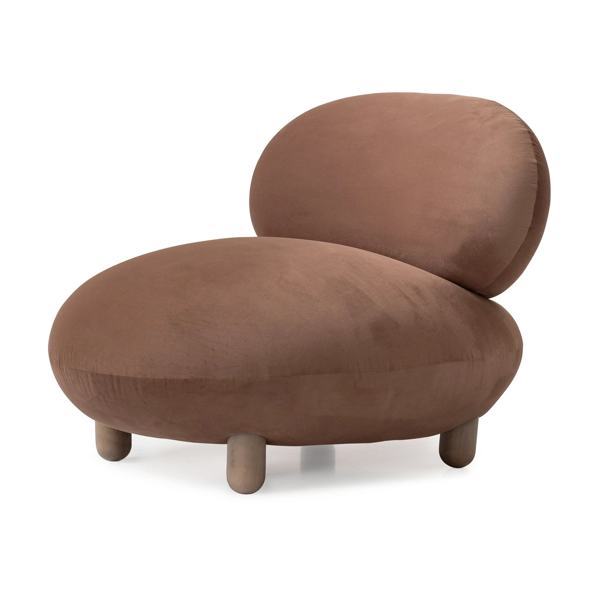 Bristol Point - Accent Chair - Fawn / Saddle Brown