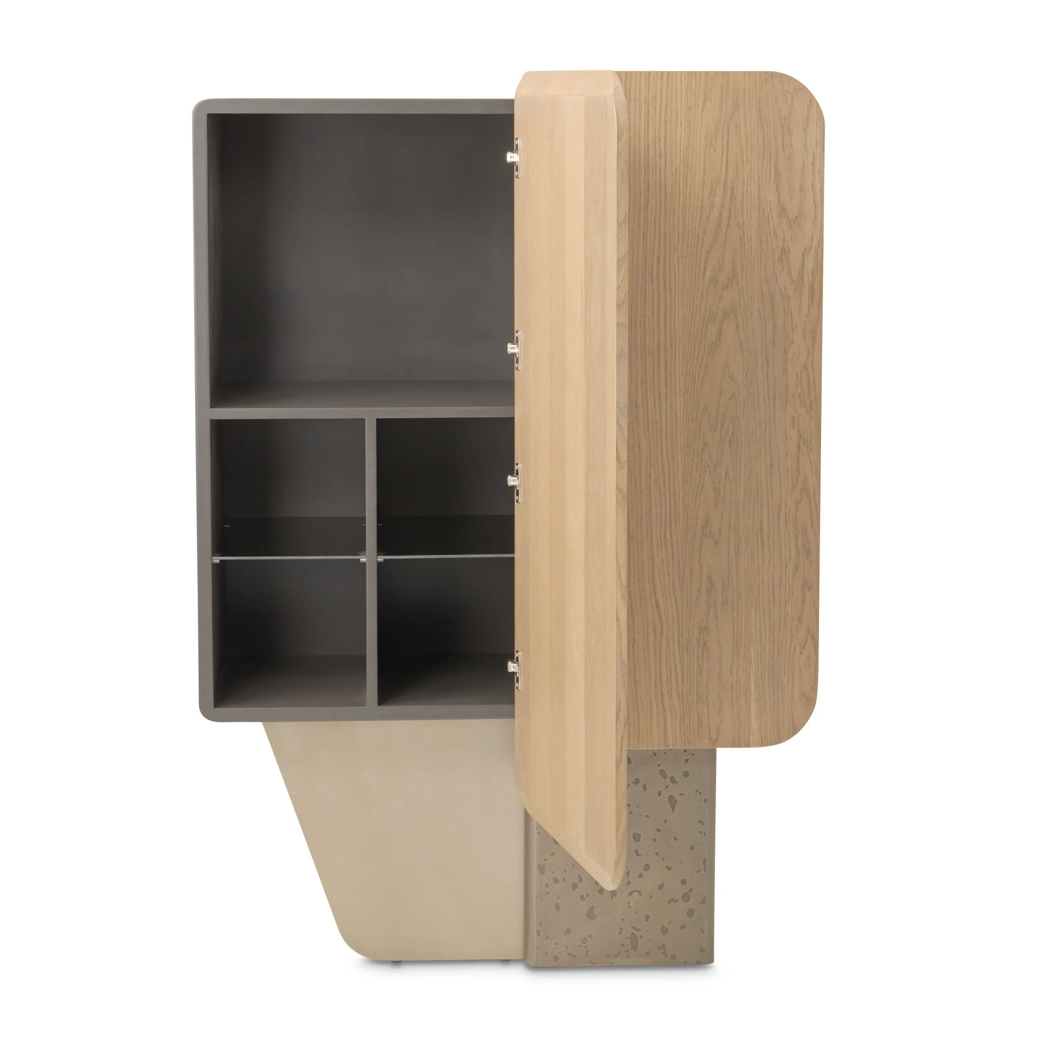 Bristol Point - Bar Cabinet - Saddle Brown - Image 3