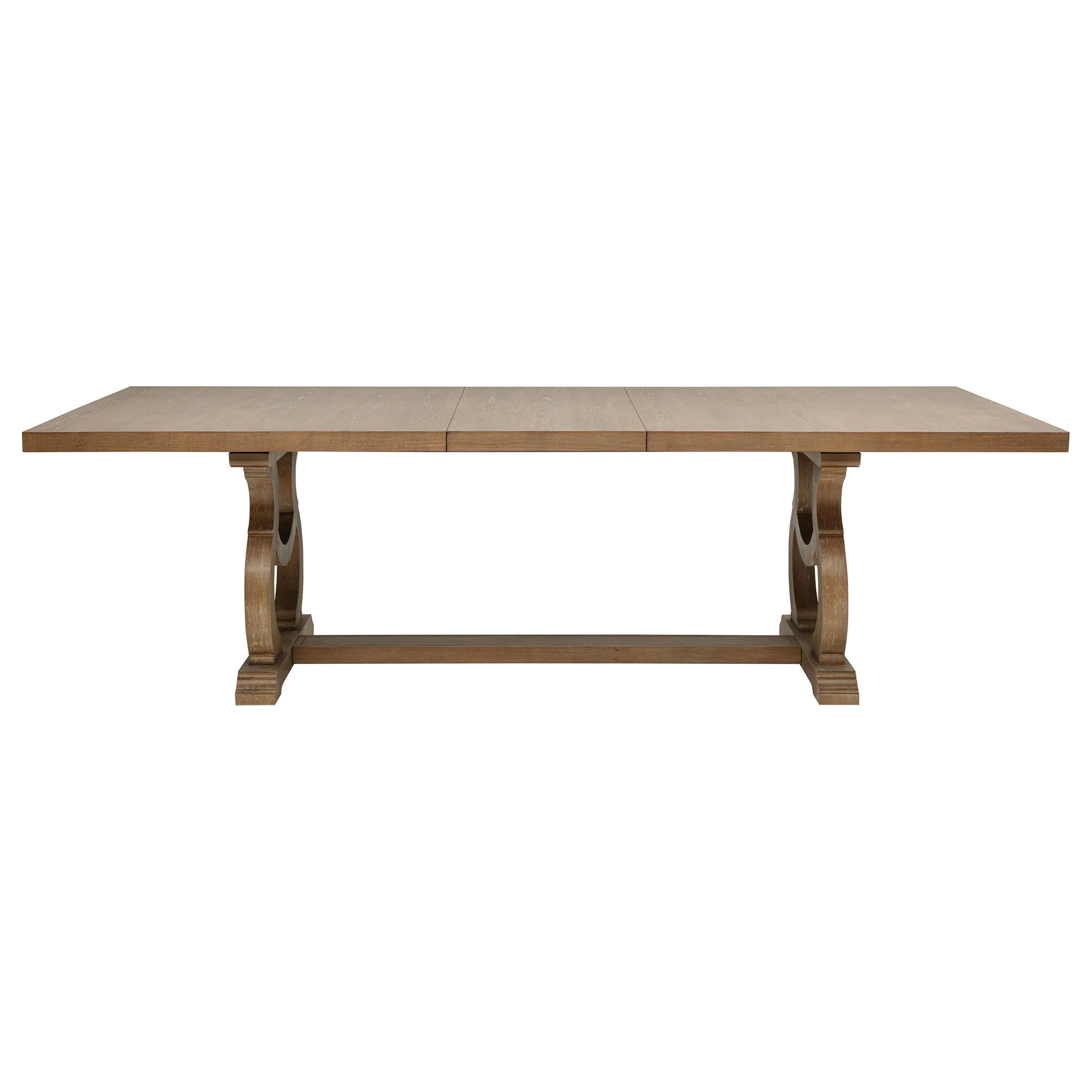 Brockway 104-inch Extension Leaf Dining Table Barley Brown - Image 2