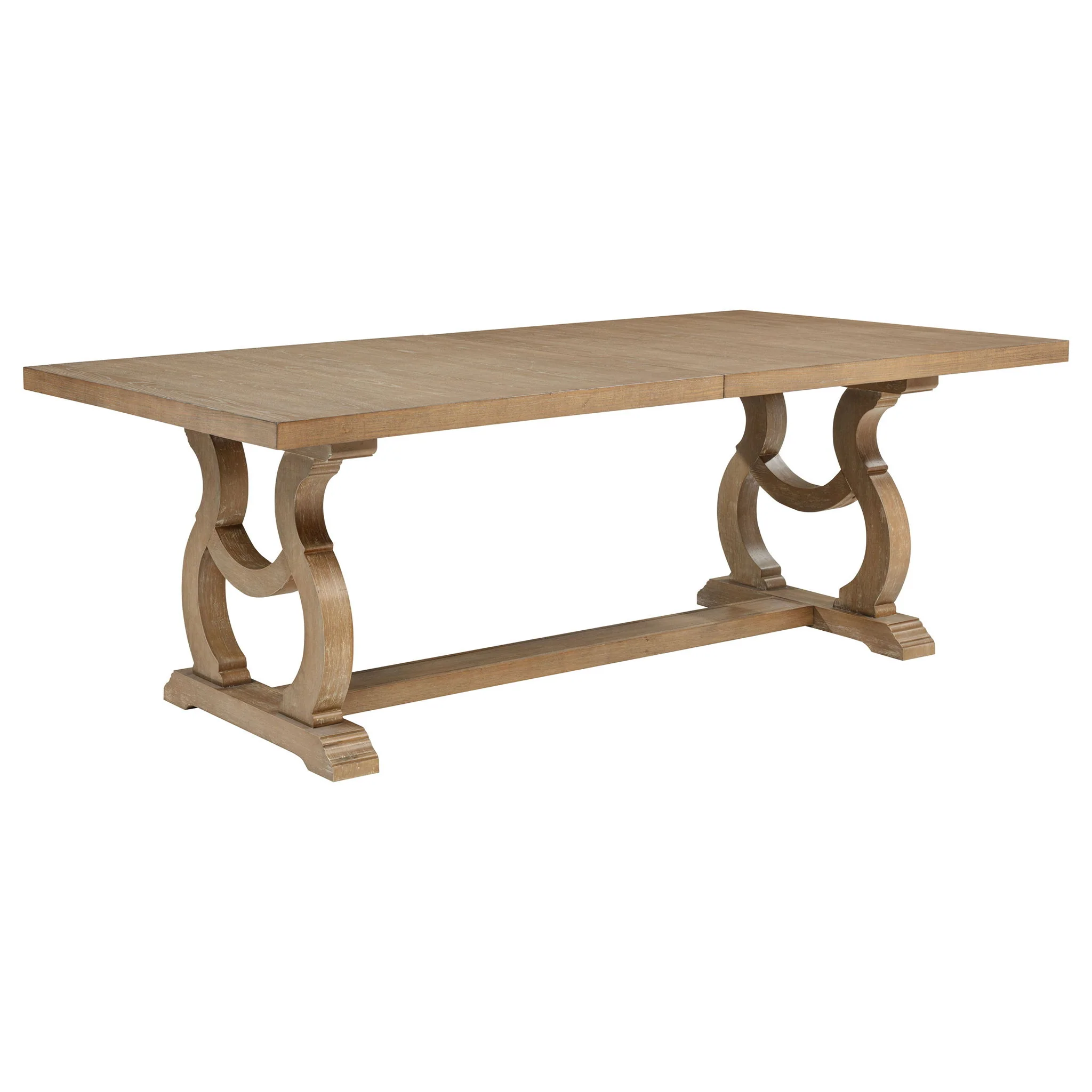 Brockway 104-inch Extension Leaf Dining Table Barley Brown - Image 4