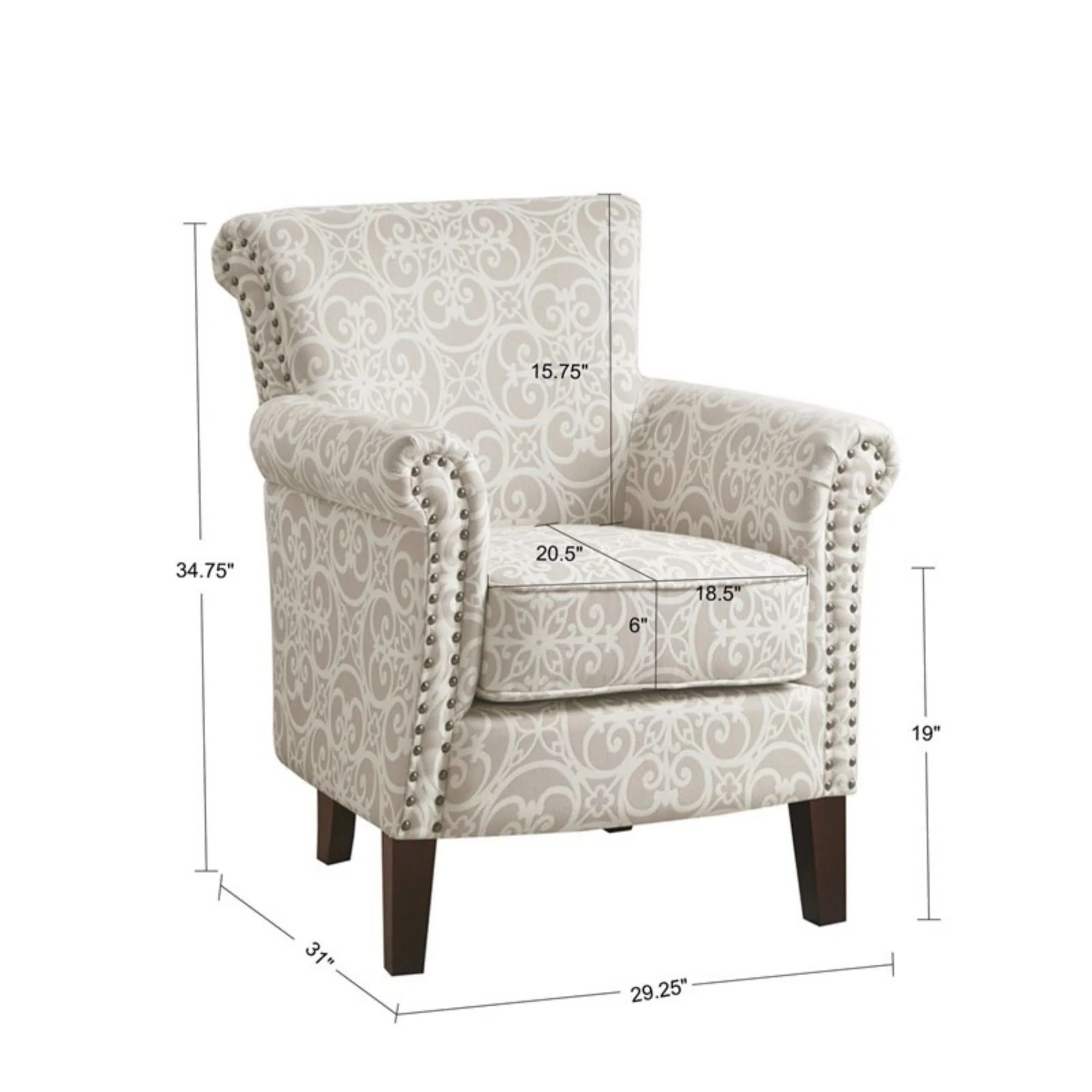 Brooke - Tight Back Club Chair - Image 3
