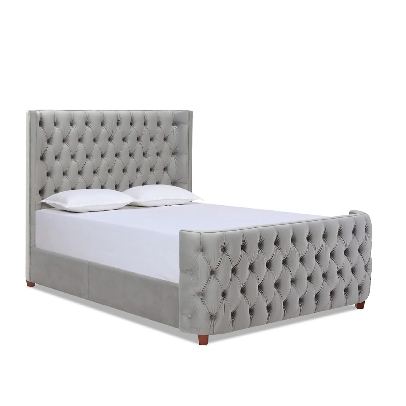 Brooklyn - Tufted Panel Bed Headboard And Footboard Set - Image 25