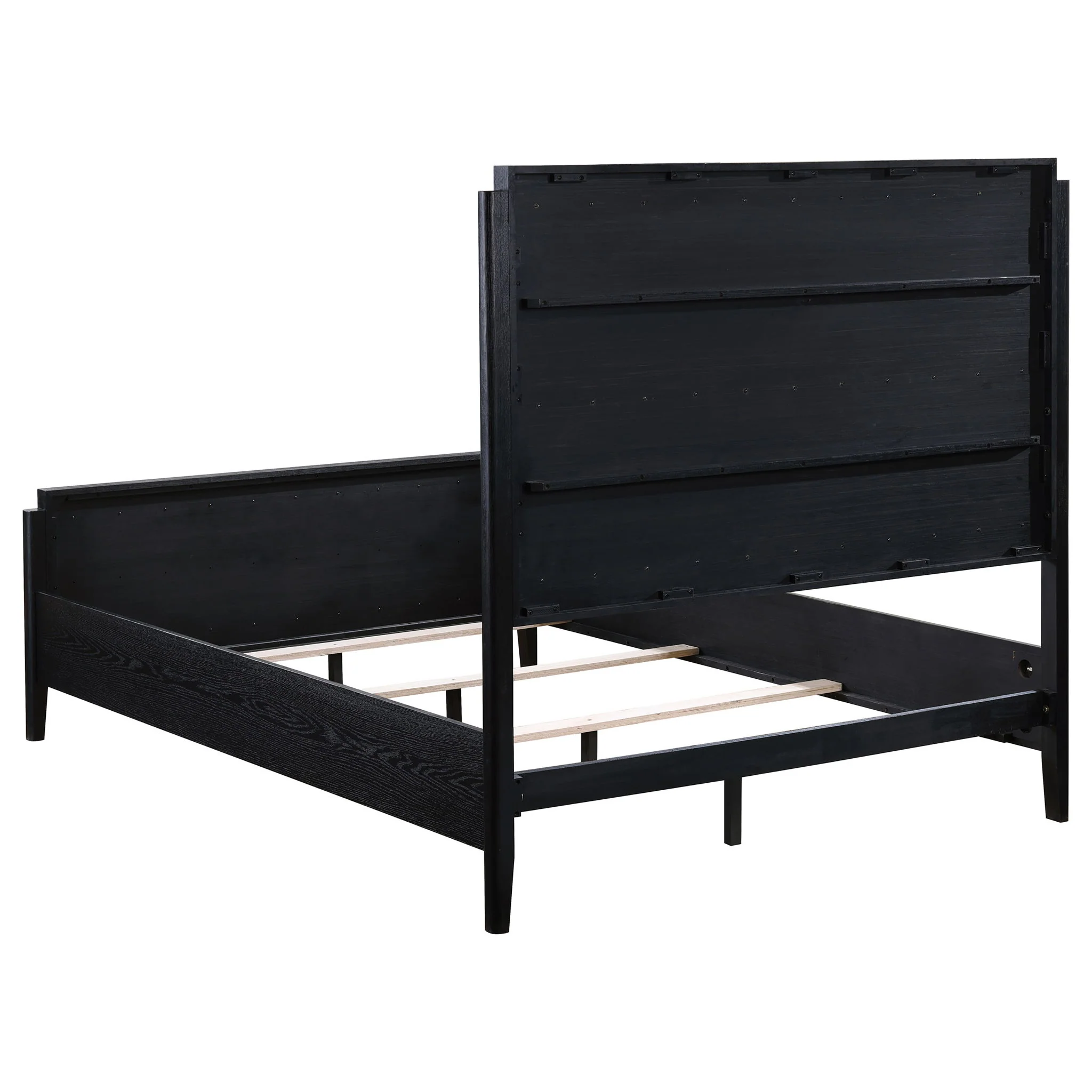 Brookmead 4-piece Upholstered Queen Bedroom Set Black - Image 4