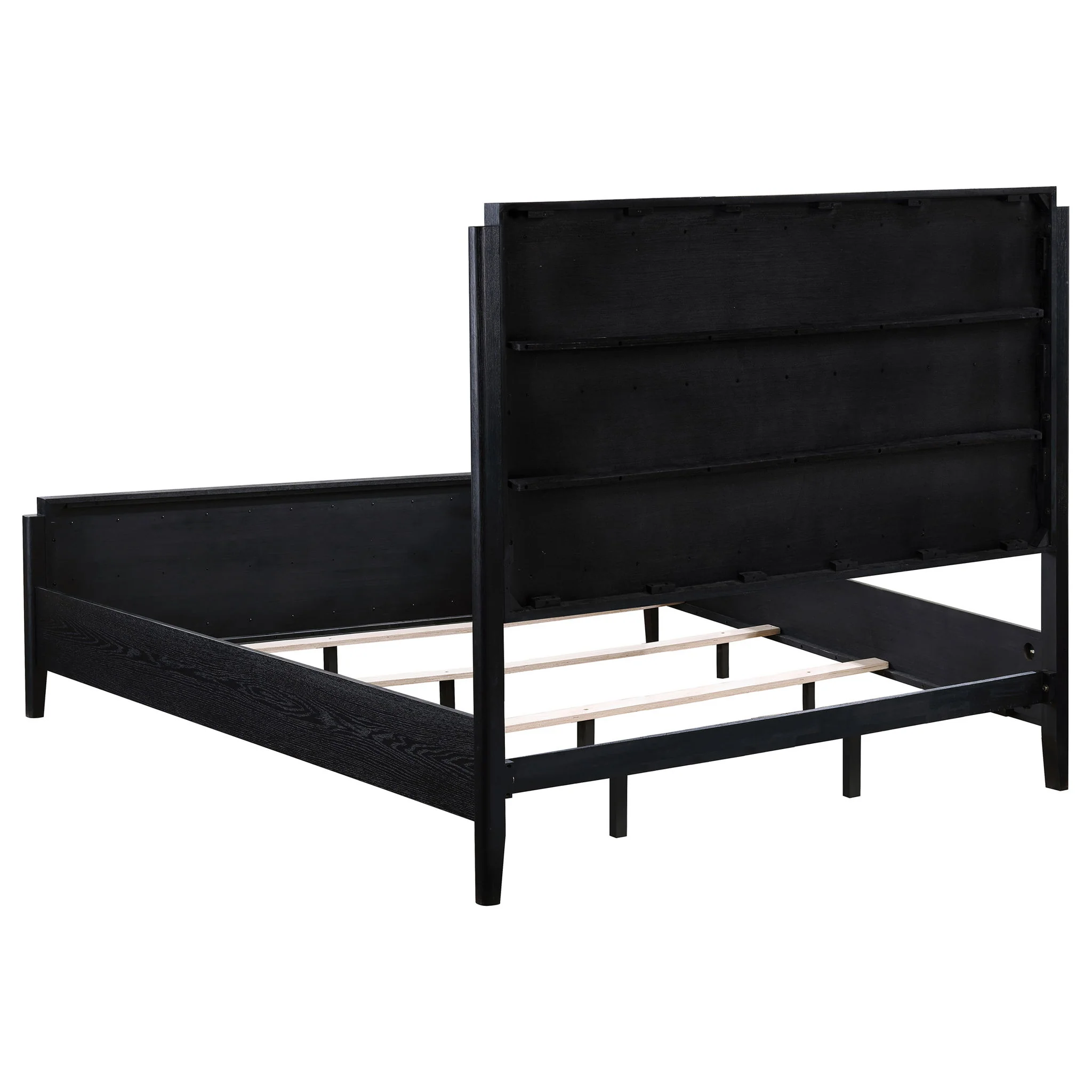 Brookmead 5-piece Upholstered Eastern King Bedroom Set Black - Image 4