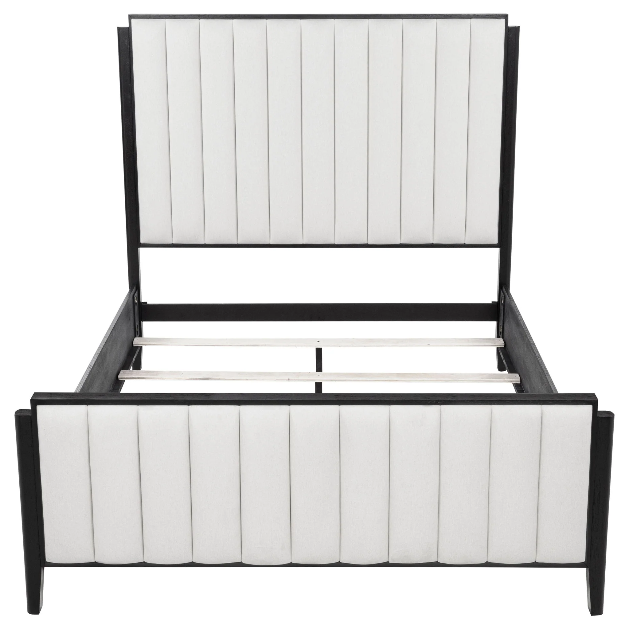 Brookmead 60-inch Upholstered Queen Bed Black - Image 2