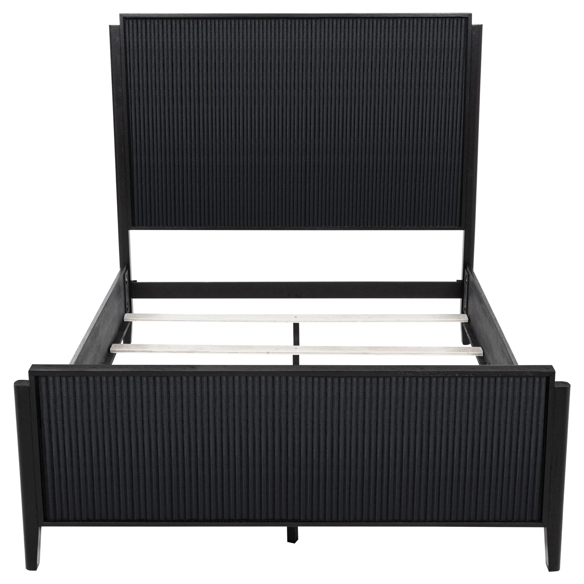 Brookmead Wood Queen Panel Bed Black - Image 3