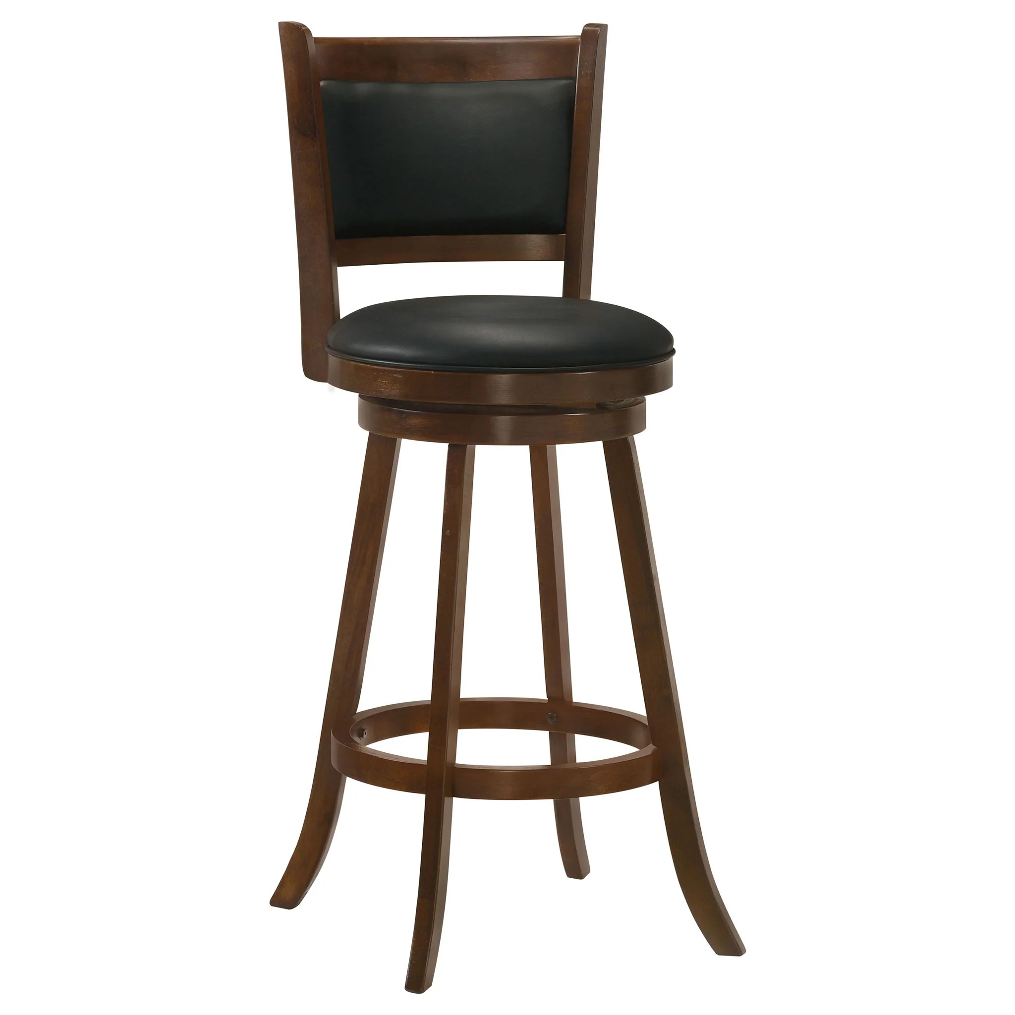 Broxton Upholstered Swivel Bar Chair Chestnut (Set of 2) - Image 3
