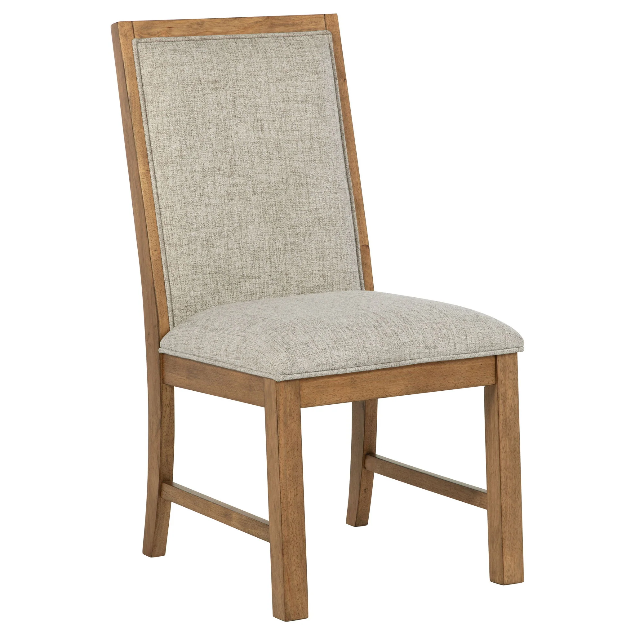 Bruner Upholstered Side Chair Natural Brown (Set of 2) - Image 3