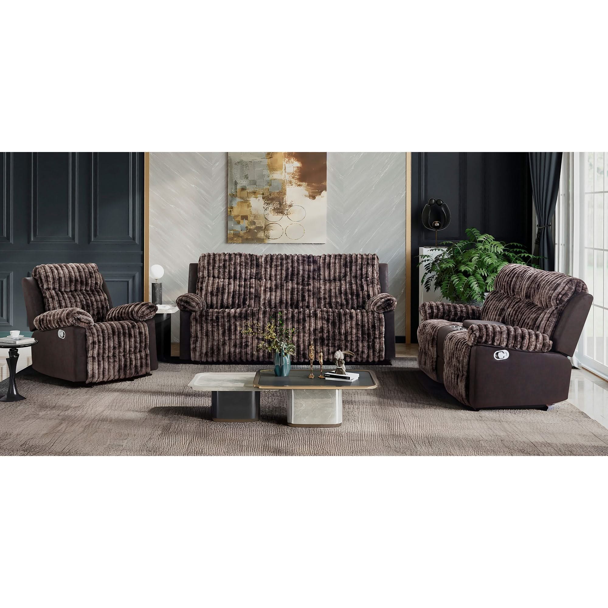 Bruni - Console Reclining Loveseat With Manual Recline - Image 6