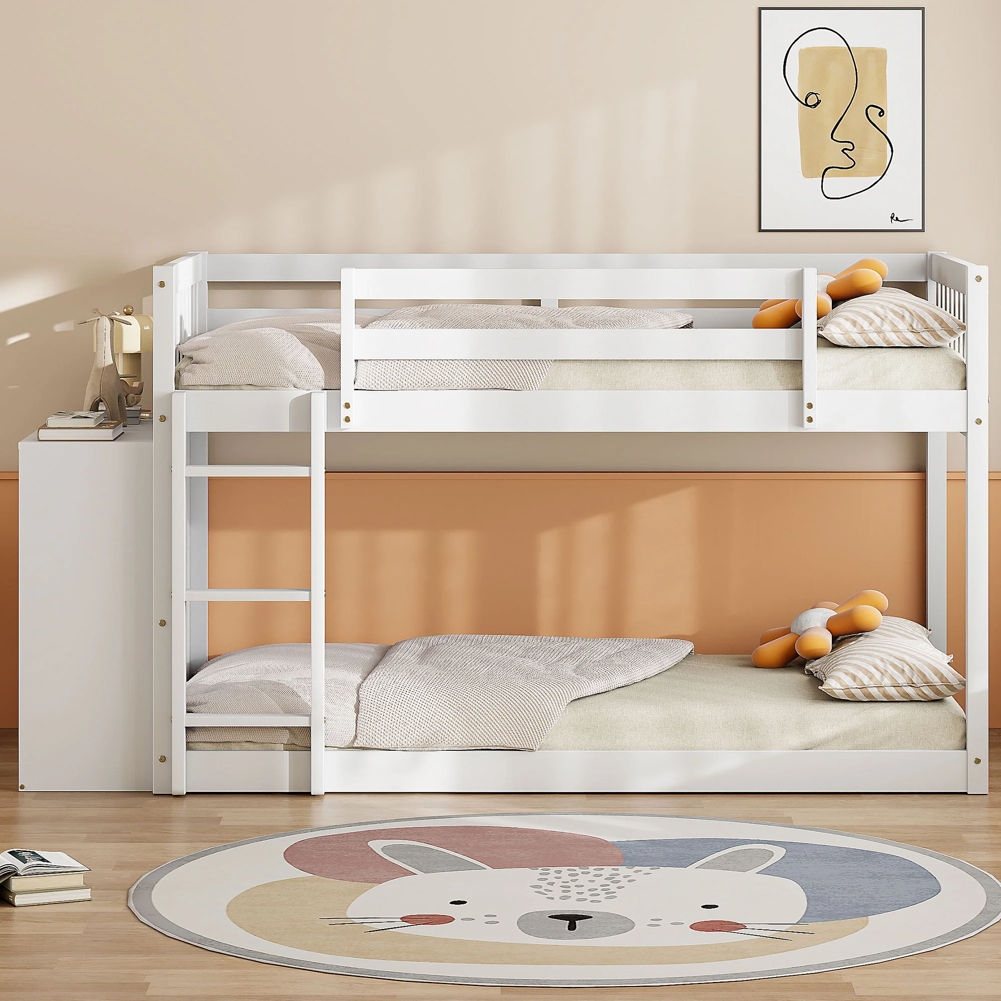 Bunk Bed With 4 Drawers And 3 Shelves - Image 18