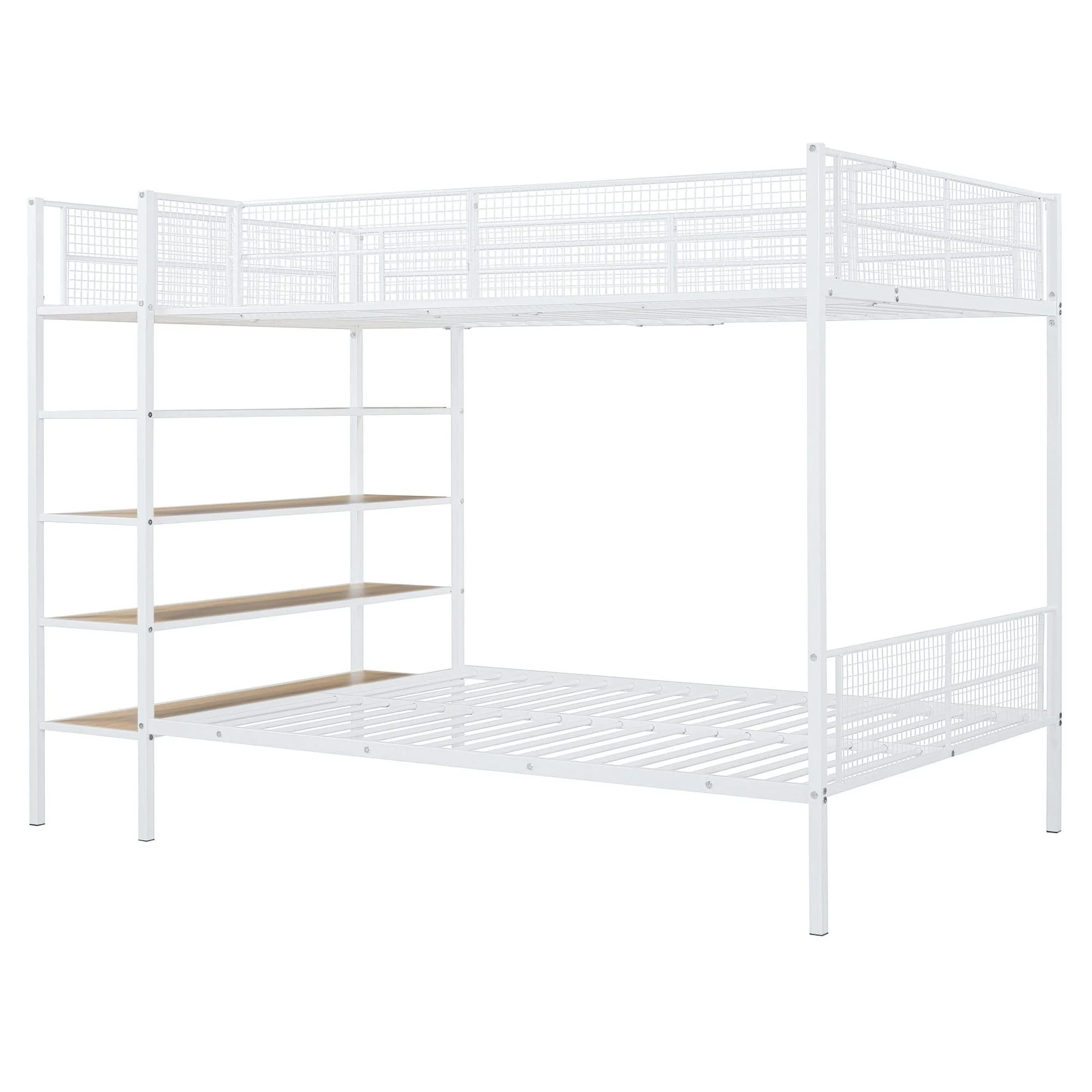 Bunk Bed With 5 Tier Shelves - Image 4