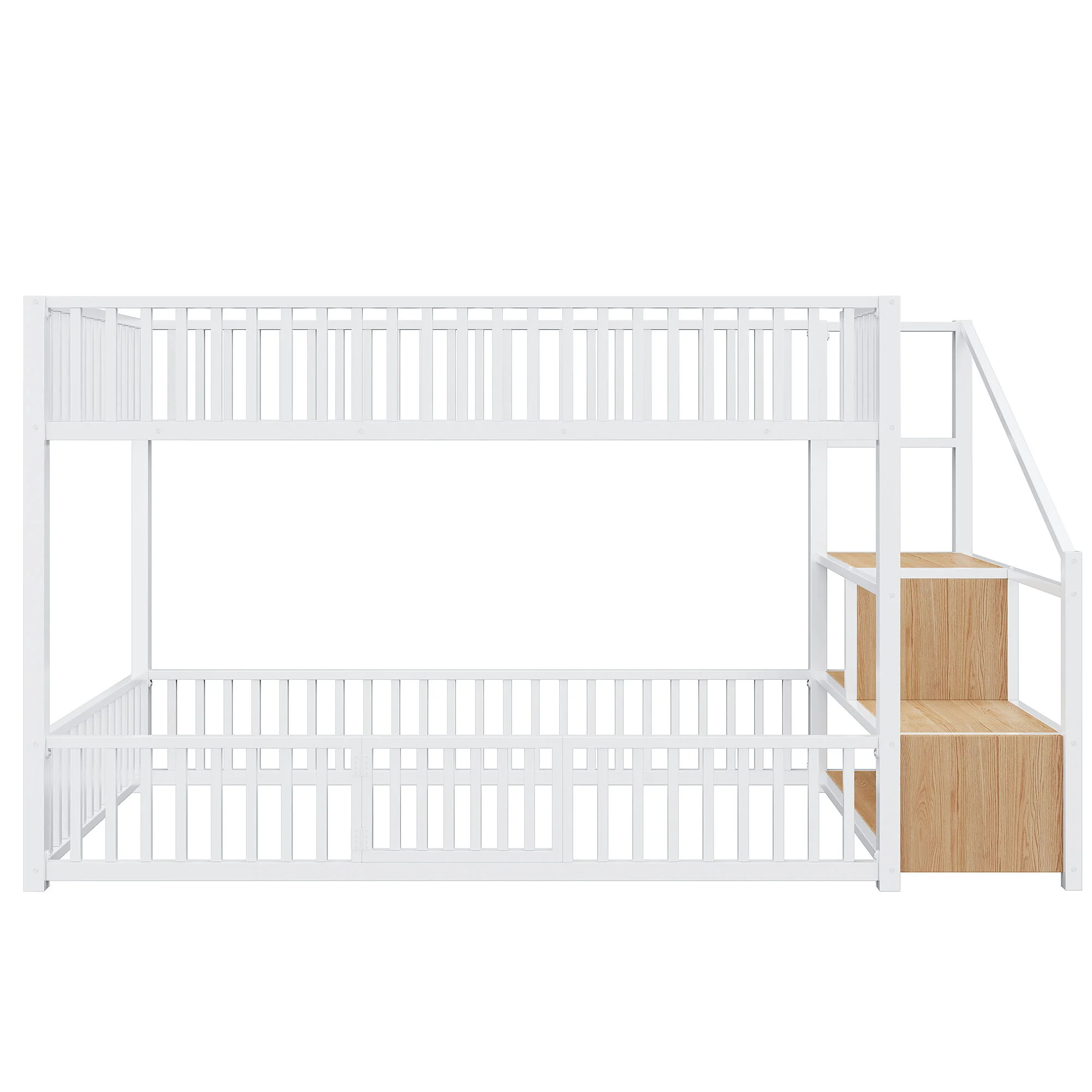 Bunk Bed With Storage Ladder, Compact Design - Image 2