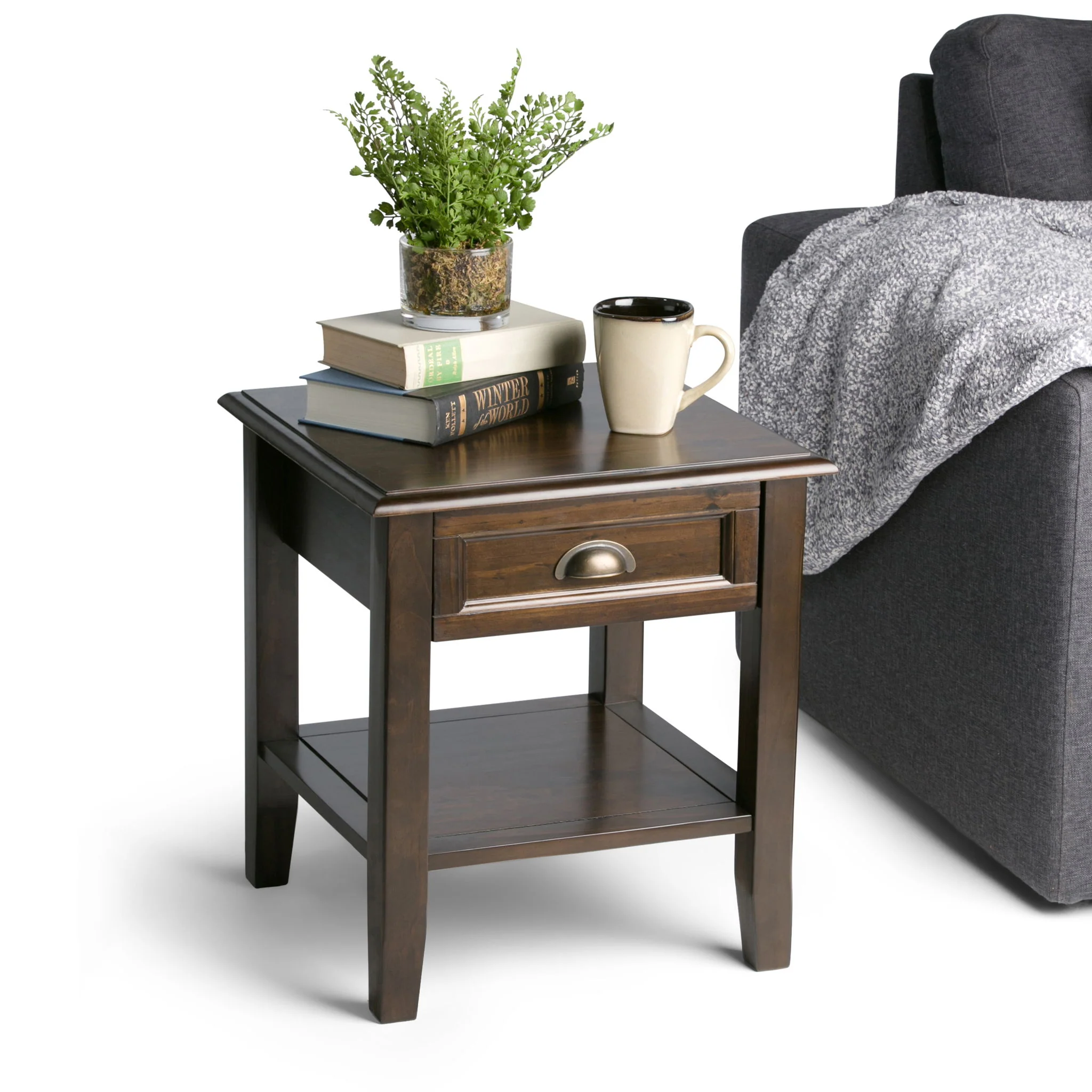 Burlington - End Table - Mahogany Brown - Image 4