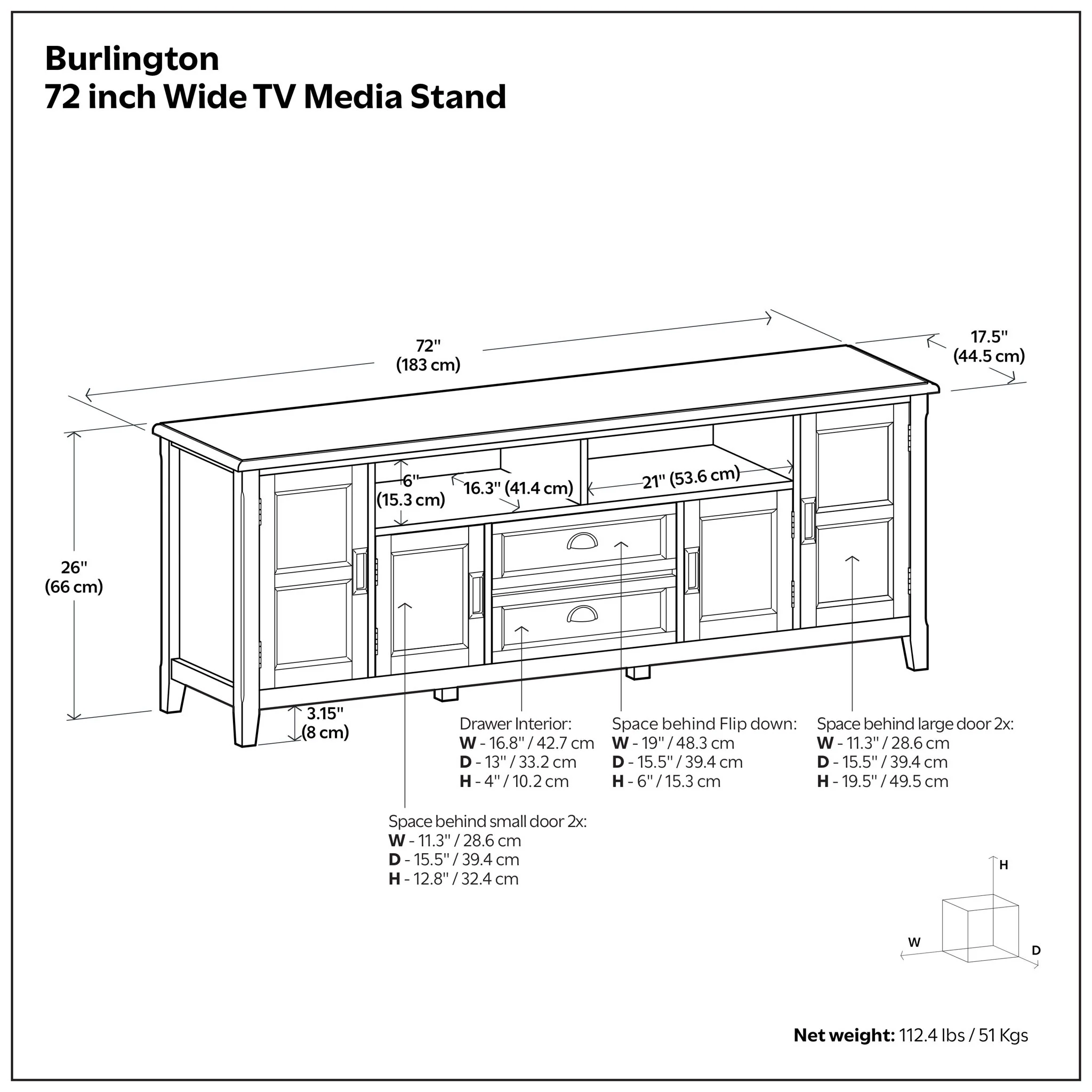 Burlington - TV Media Stand - Image 12