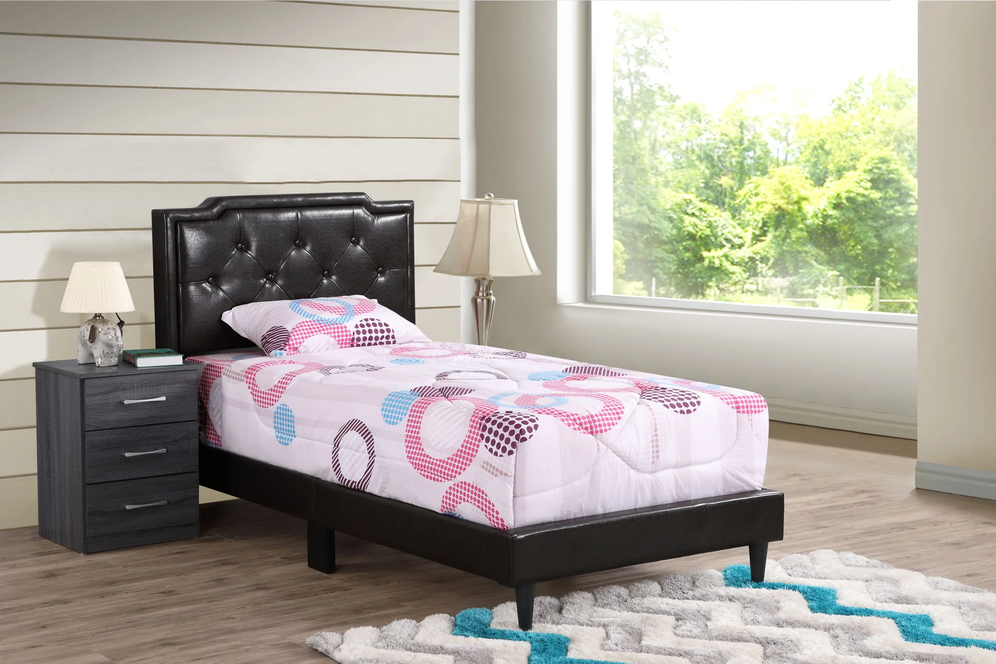 Button Tufted Bed Charming For Cozy Spaces - Image 30