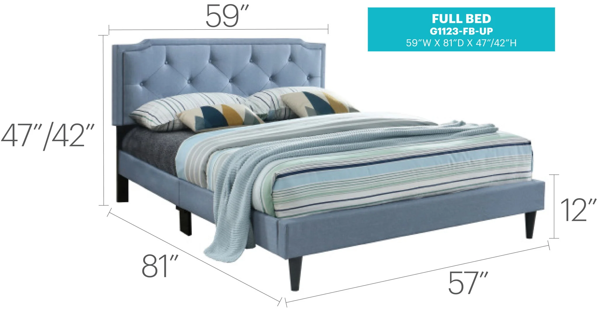Button Tufted Bed Charming For Cozy Spaces - Image 38