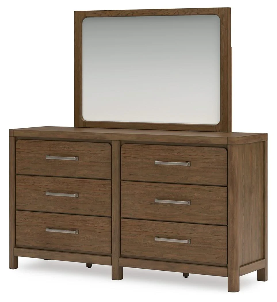 Cabalynn - Dresser And Mirror - Light Brown - Image 2