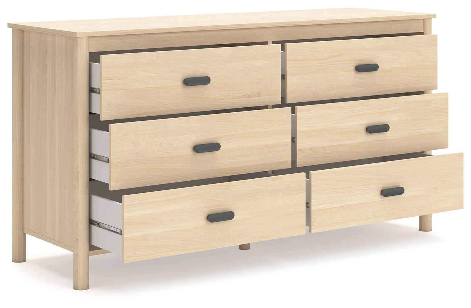 Cabinella - Six Drawer Dresser - Tan - Image 4